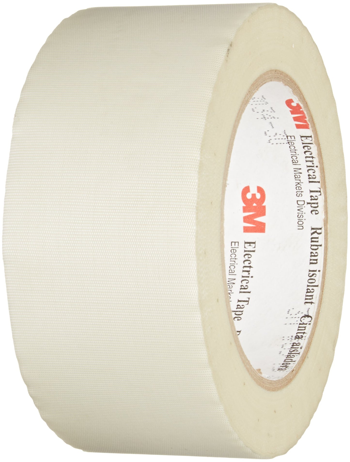 3M 69 Glass Cloth Electrical Tape, Flame Retardant & Insulating, Silicone Adhesive, White, 2 in x 36 yd, 1 Roll