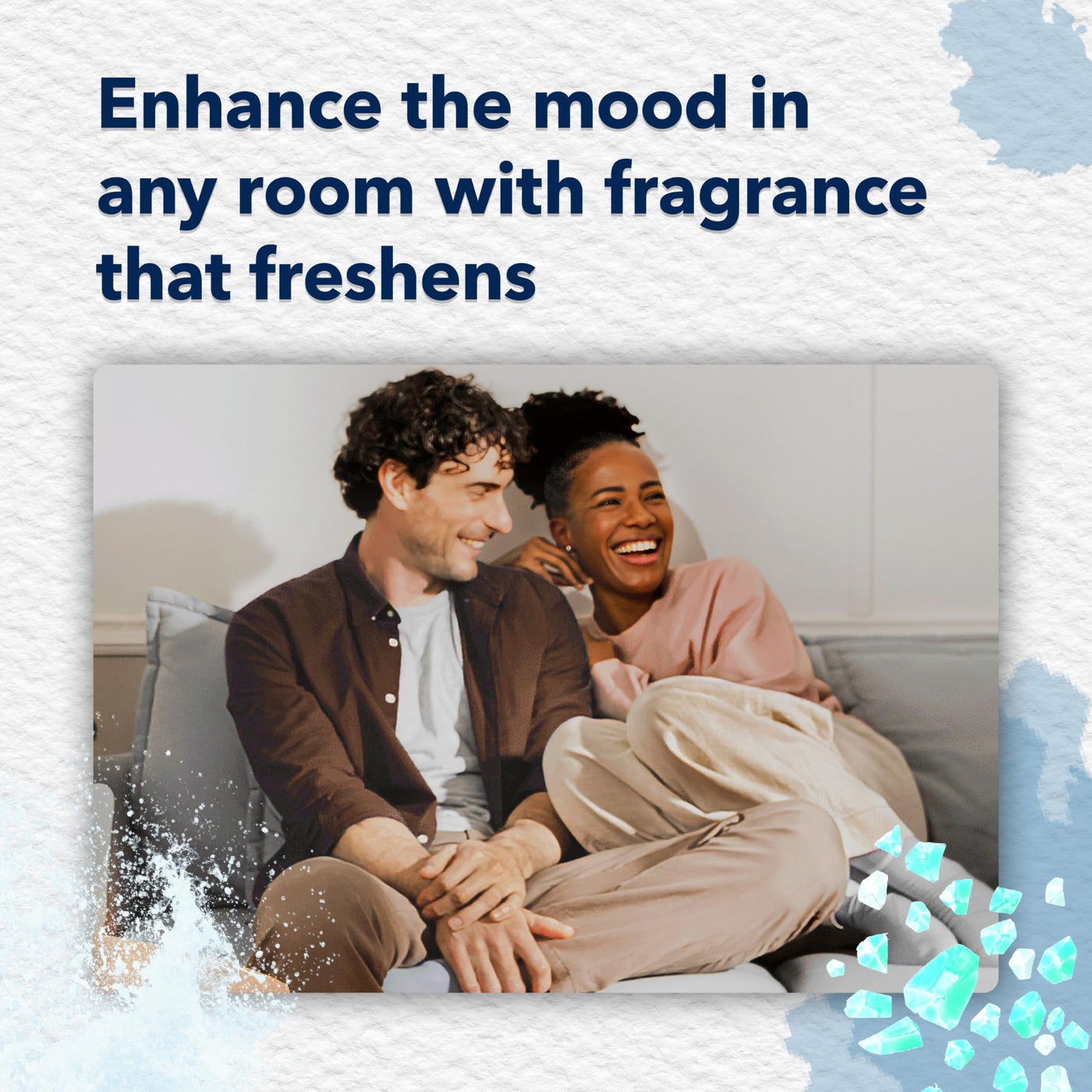 Glade PlugIns Refills Air Freshener, Sea Mist & Cypress, Scented and Essential Oils for Home and Bathroom, 0.67 Fl Oz, 10 Count