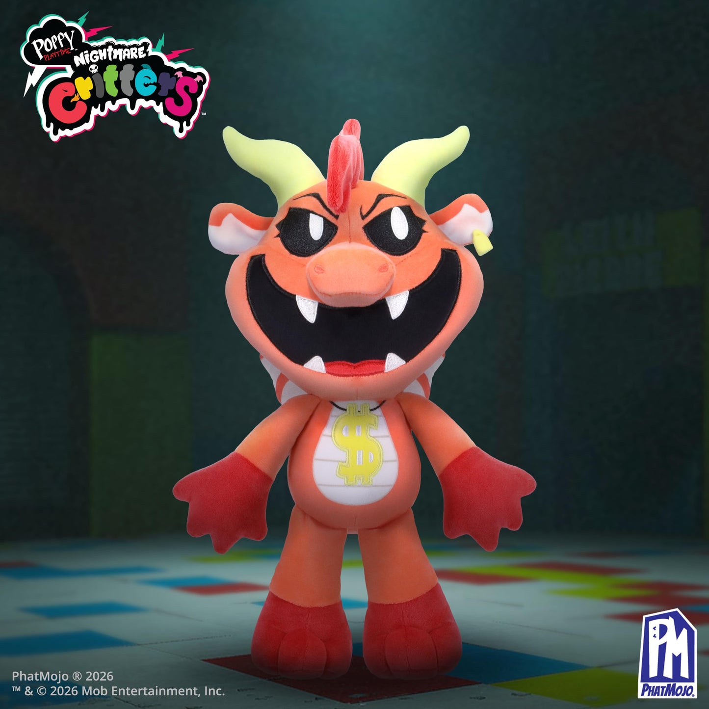 Poppy Playtime — Deluxe Plush — Simon Smoke — Series 4 — Officially Licensed Plush Toy by PhatMojo