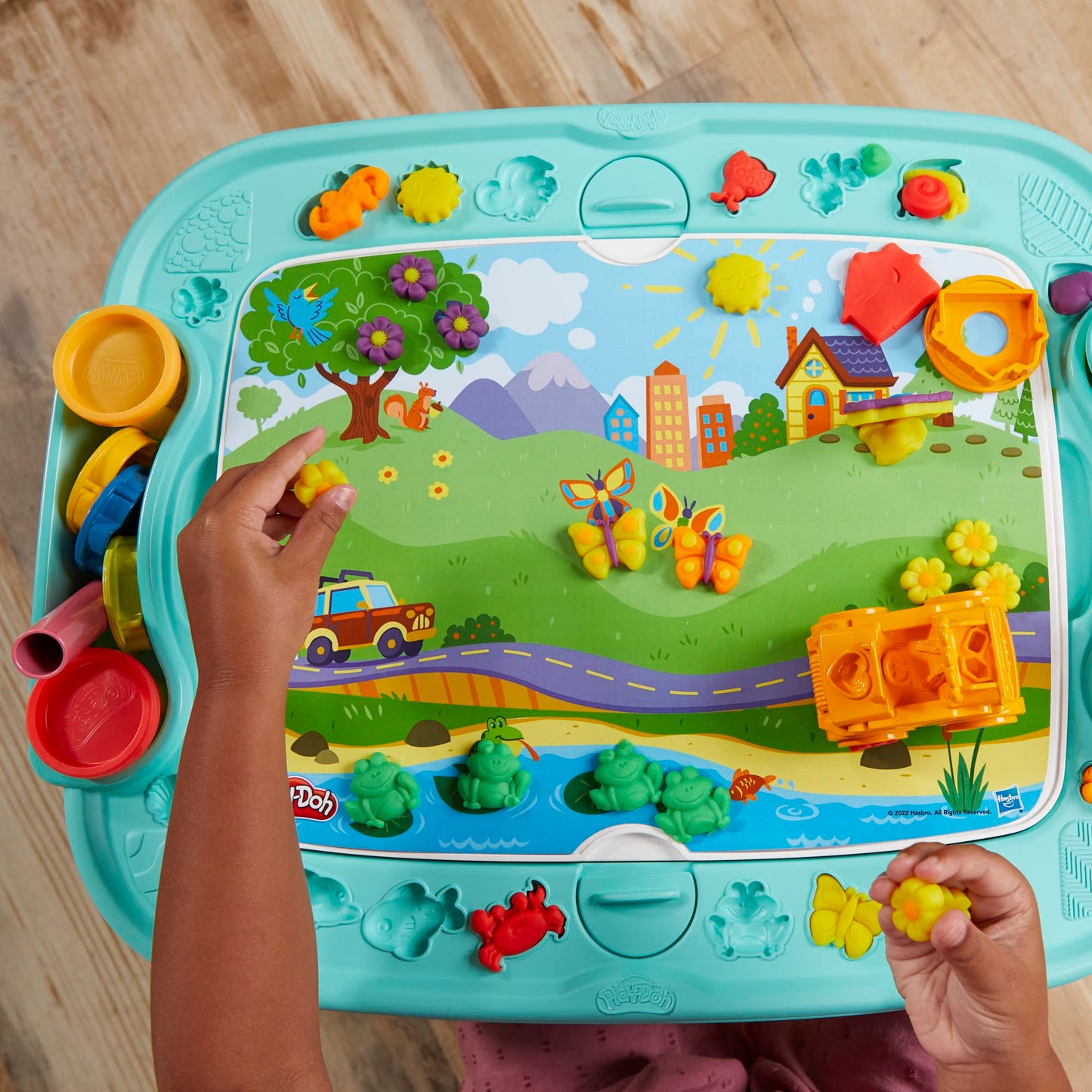 Play-Doh All-in-One Creativity Starter Station Activity Table, Preschool Toys for 3 Year Old Boys & Girls & Up, Starter Play-Doh Sets