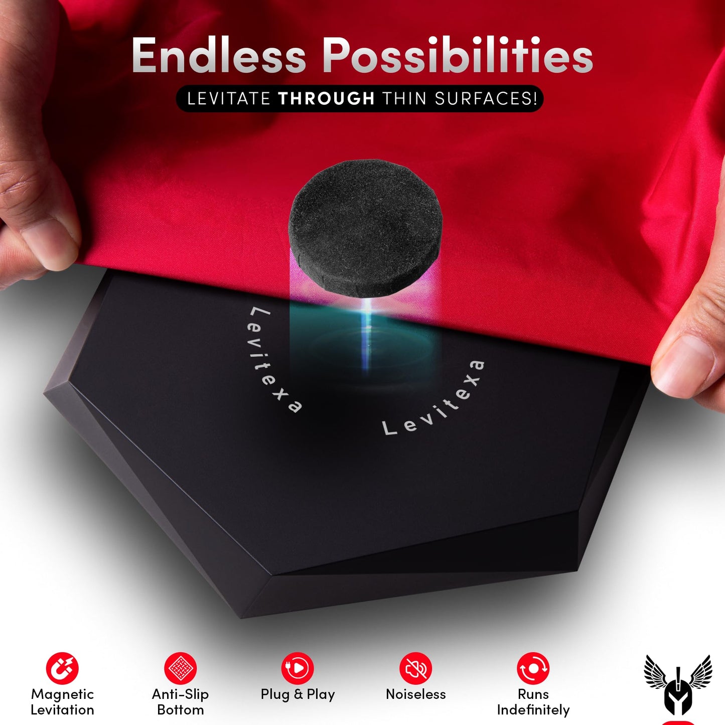 Levitexa Nimbus Levitating Display - Floating Display, Levitating Display Stand, Levitating Decor, Magnetic Display, Magnetic Levitation for Figures and Toys