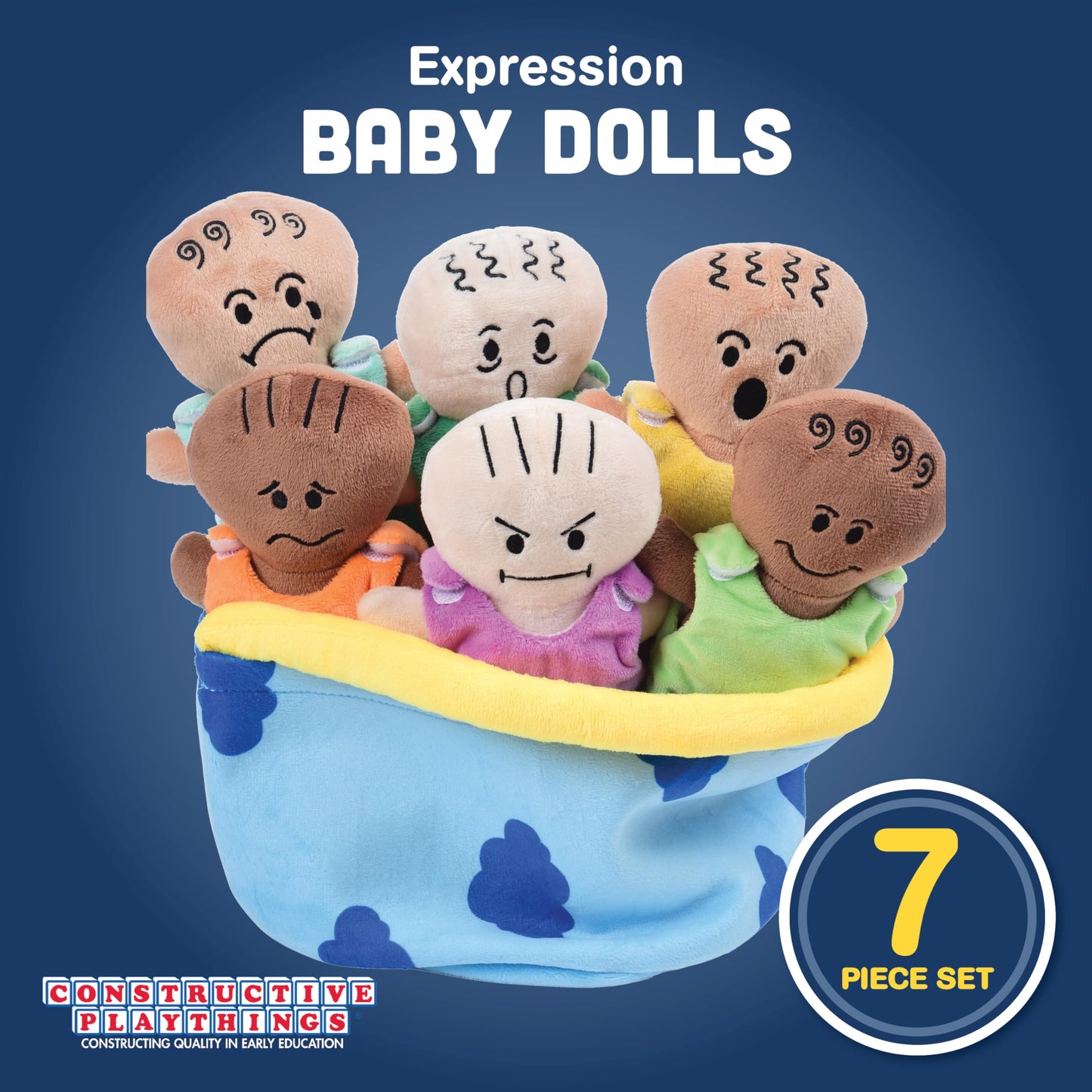 Expression Babies Set of 6 Super Soft Dolls