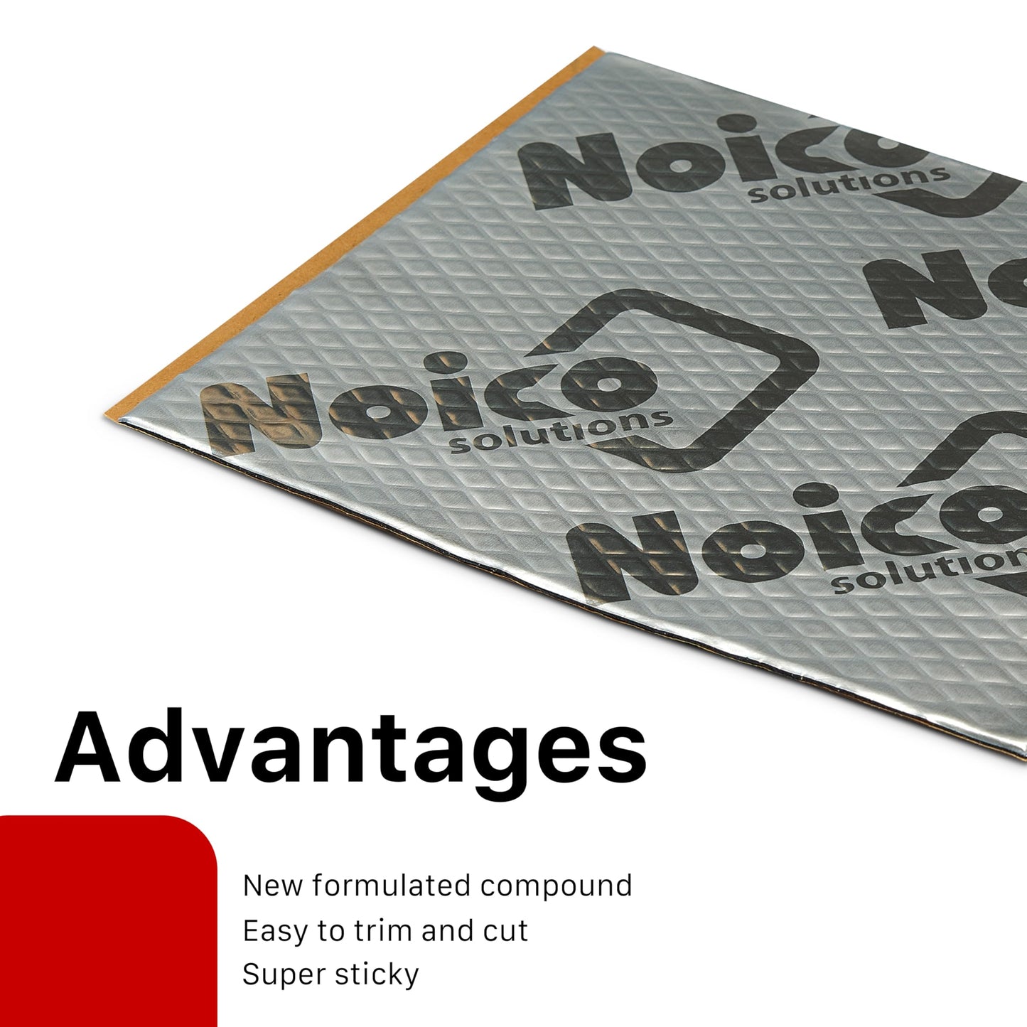 Noico 80 mil (2 mm) 36 sqft (3.4 sqm) car Sound deadening mat, Butyl Automotive Sound Deadener, Audio Noise Insulation and dampening