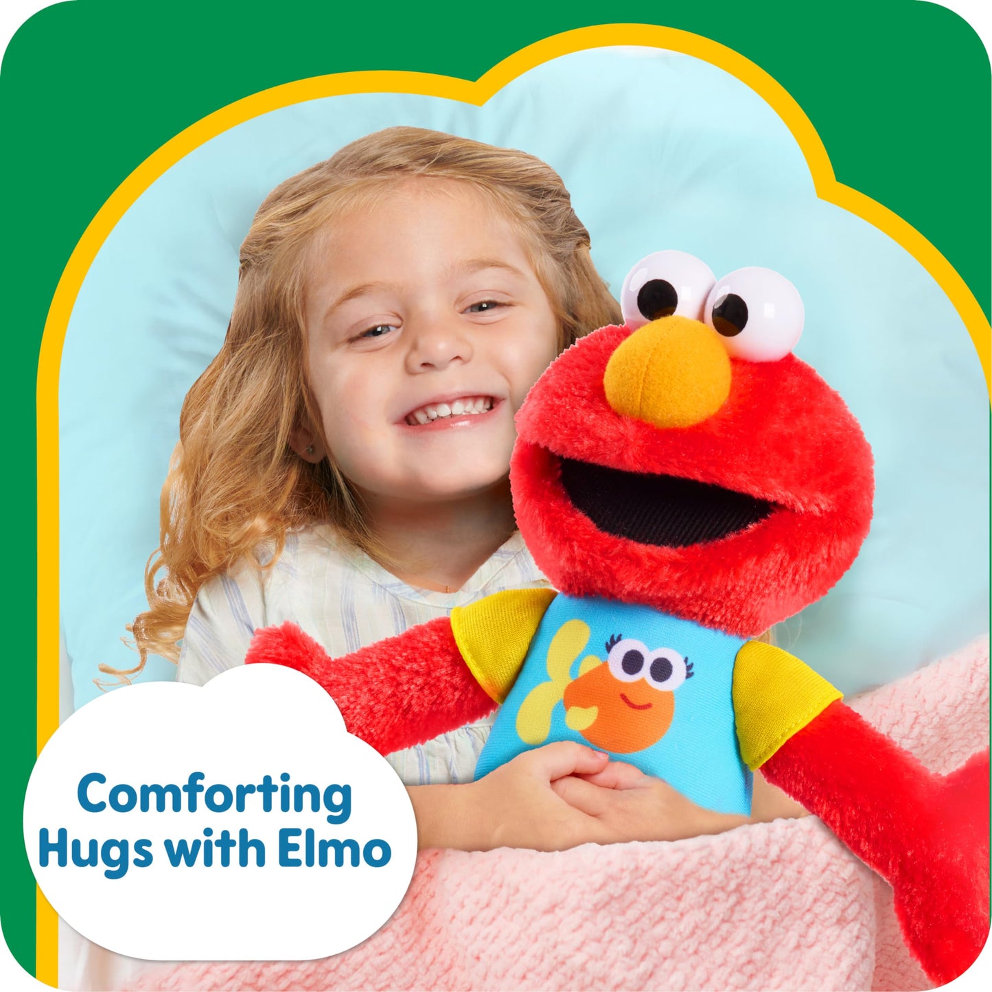 Sesame Street 13-inch Sing-Along Plush Elmo with Lights and Sounds, Super-Soft and Huggable, Officially Licensed Kids Toys for Ages 18 Month, Gifts and Presents