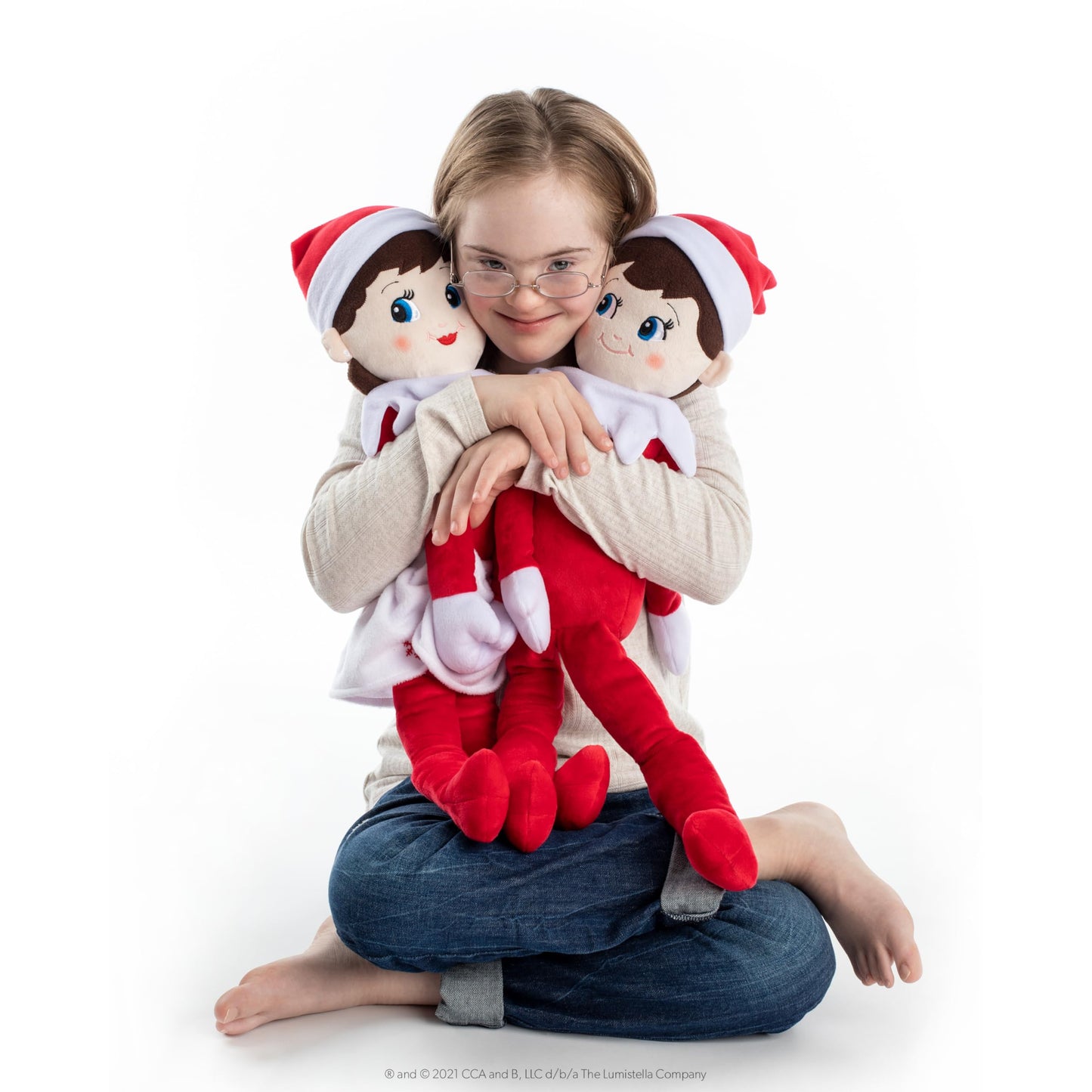 Elf on The Shelf - Plushee Pals Huggable Boy Blue Eyes, 27 inch