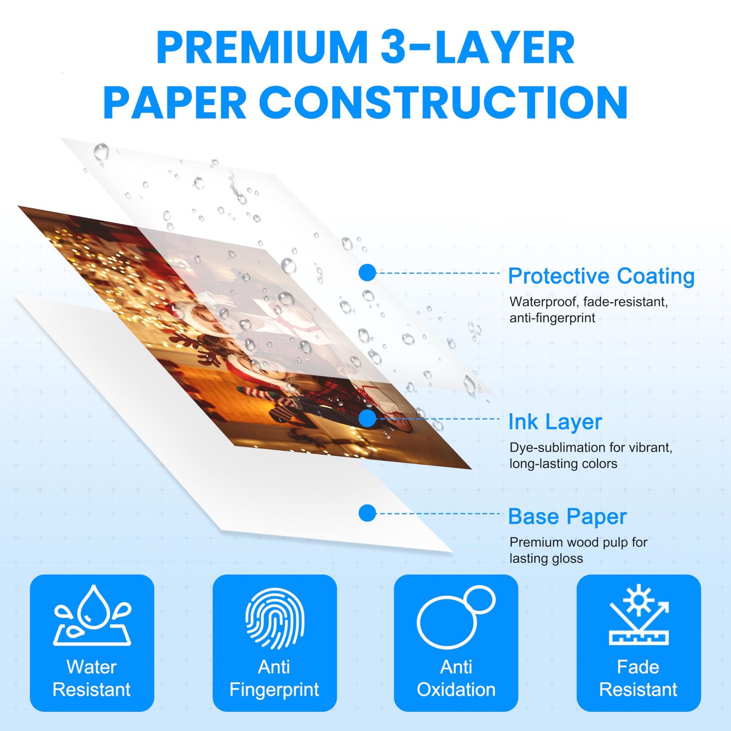 Msudoku Compatible with Canon Selphy KP-108IN KP108IN Ink and Paper Set, 3 Color Ink Cartridges and 108 Sheets 4x6 Photo Paper, Compatible for Canon Selphy CP1500 CP1300 CP1200 Compact Photo Printers