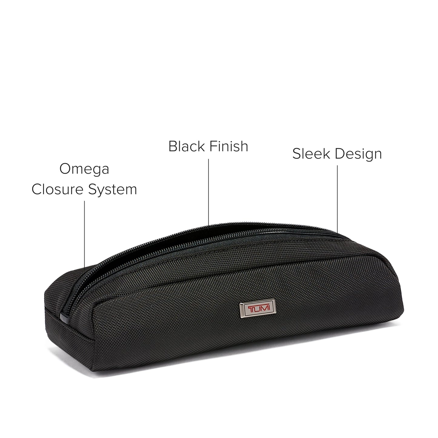 TUMI - Alpha Electronic Cord Pouch - Travel Tech Pouch Organizer for Cord, Cable, Charger & Accessories - Zip Entry - Black