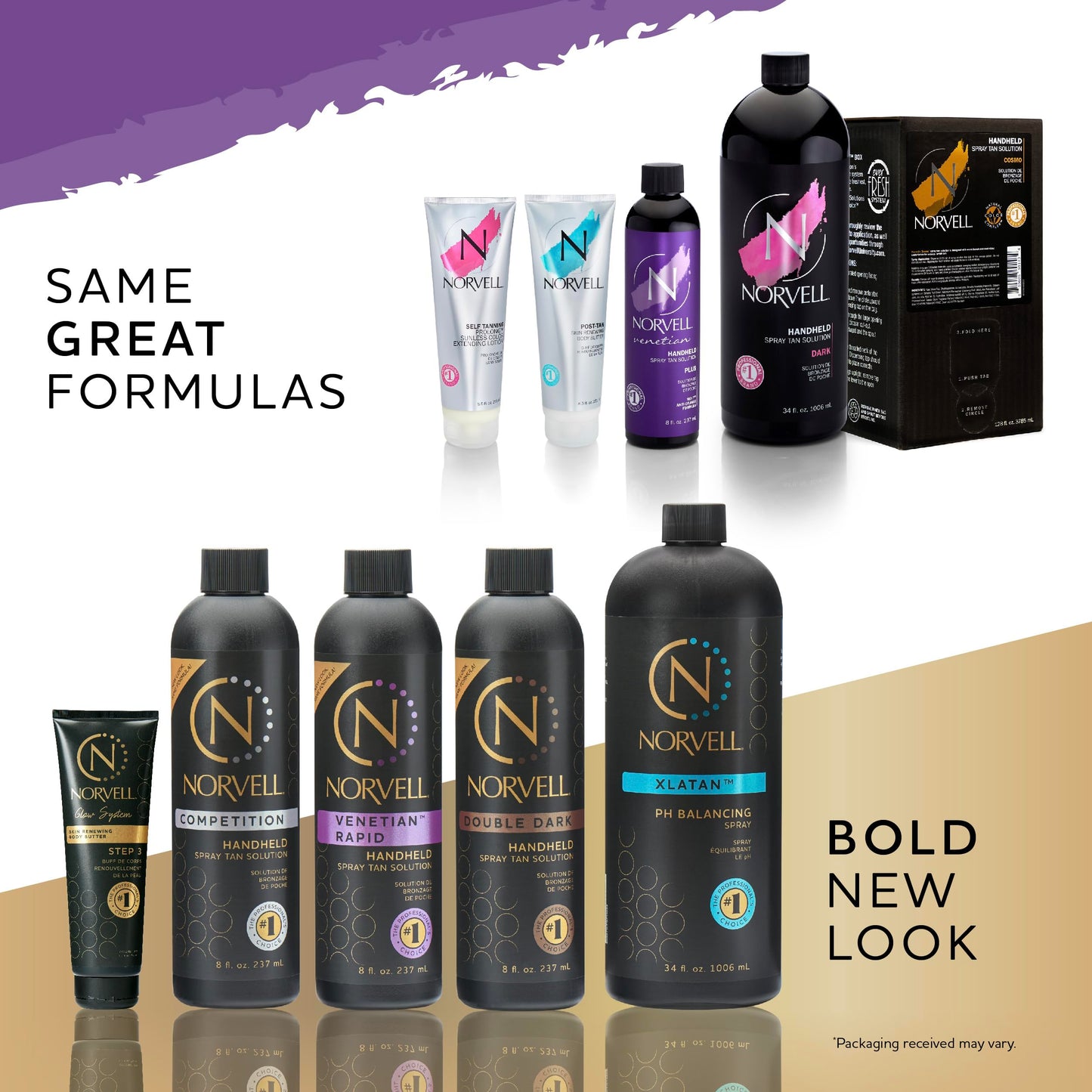 Norvell Premium Professional Sunless Tanning Spray Tan Solution - Competition Tan, 8 fl.oz.