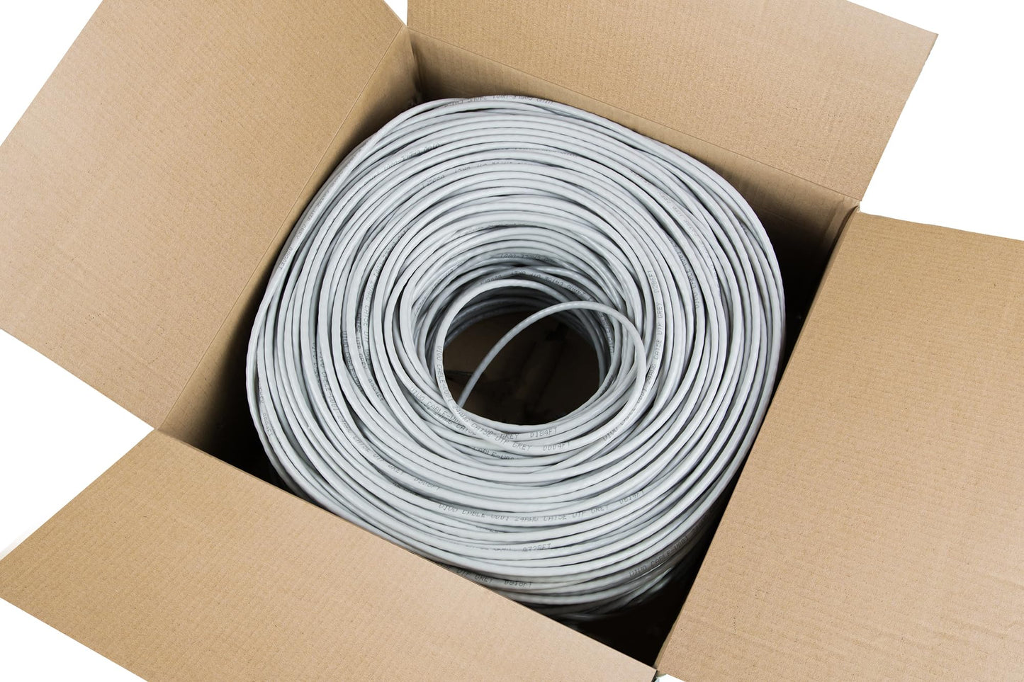 VIVO Gray 250ft Bulk Cat6, CCA Ethernet Cable, 23 AWG, UTP Pull Box, Cat-6 Wire, Indoor, Network Installations CABLE-V015