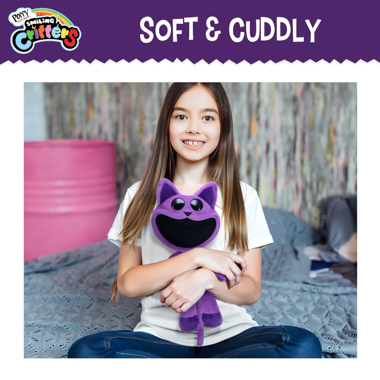 Poppy Playtime – CatNap – Deluxe Plush (14”)