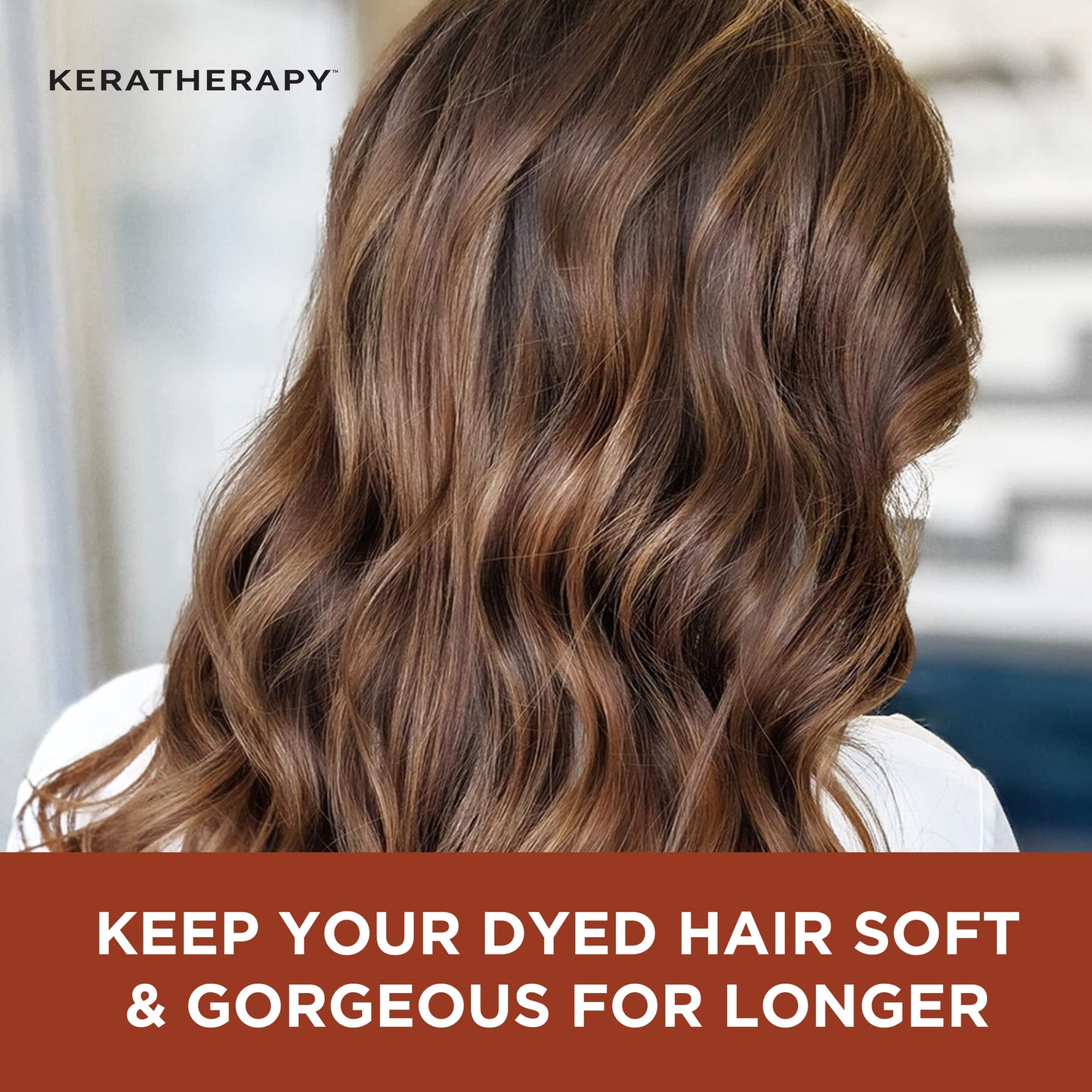KERATHERAPY Keratin Infused Color Protect Shampoo, 10.1 fl. oz., 300 ml - Gluten Free Color Protecting Shampoo for Color Treated Hair with Kerabond Technology, Red Raspberry Oil, Omega 3 & 6