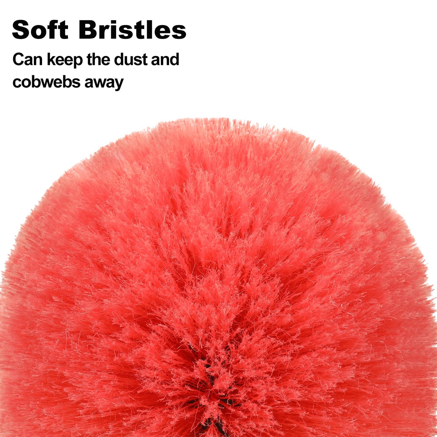 30 Foot High Reach Dusting Kit with 6-24 Foot Extension Pole // High Ceiling and Cobweb Duster with Telescopic Pole // Microfiber and Outdoor & Indoor Extendable Duster Cleaning Kit