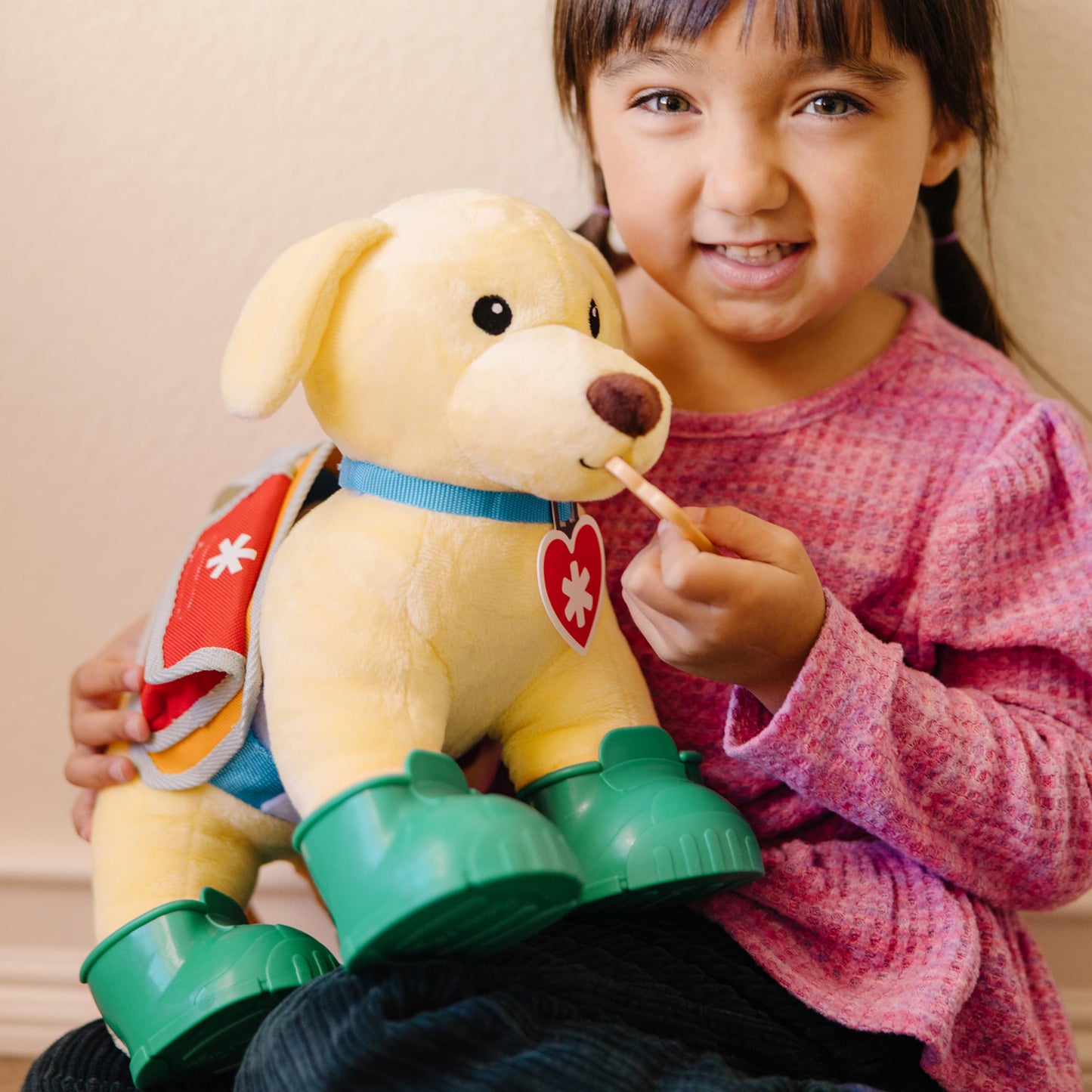 Melissa & Doug Let’s Explore™ Ranger Dog Plush with Search and Rescue GearSearch and Rescue Dog Stuffed Animal for Kids Ages 3+