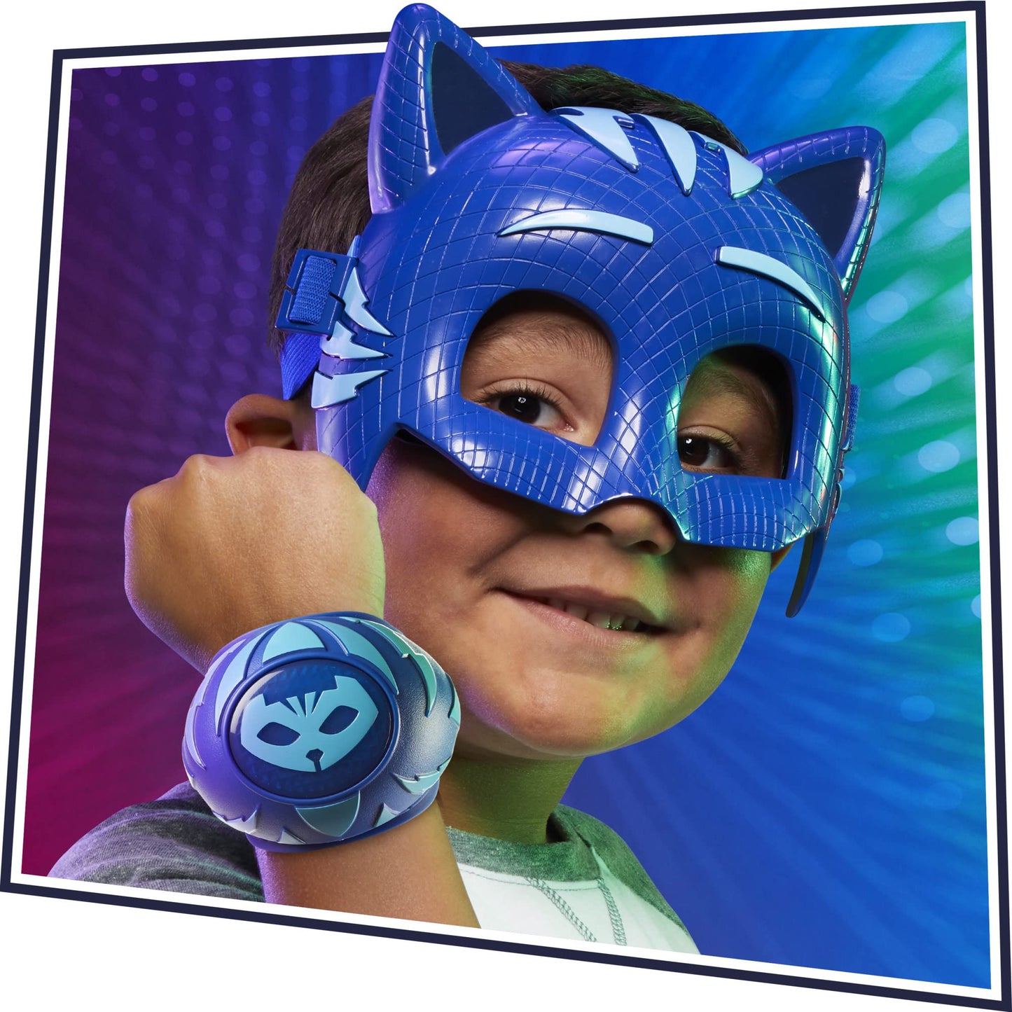 PJ Masks Catboy Power Pack Preschool Toy Set with 2 PJ-Masks-Action-Figures, Vehicle, Wristband, and-Costume-Mask for Kids Ages 3 and Up