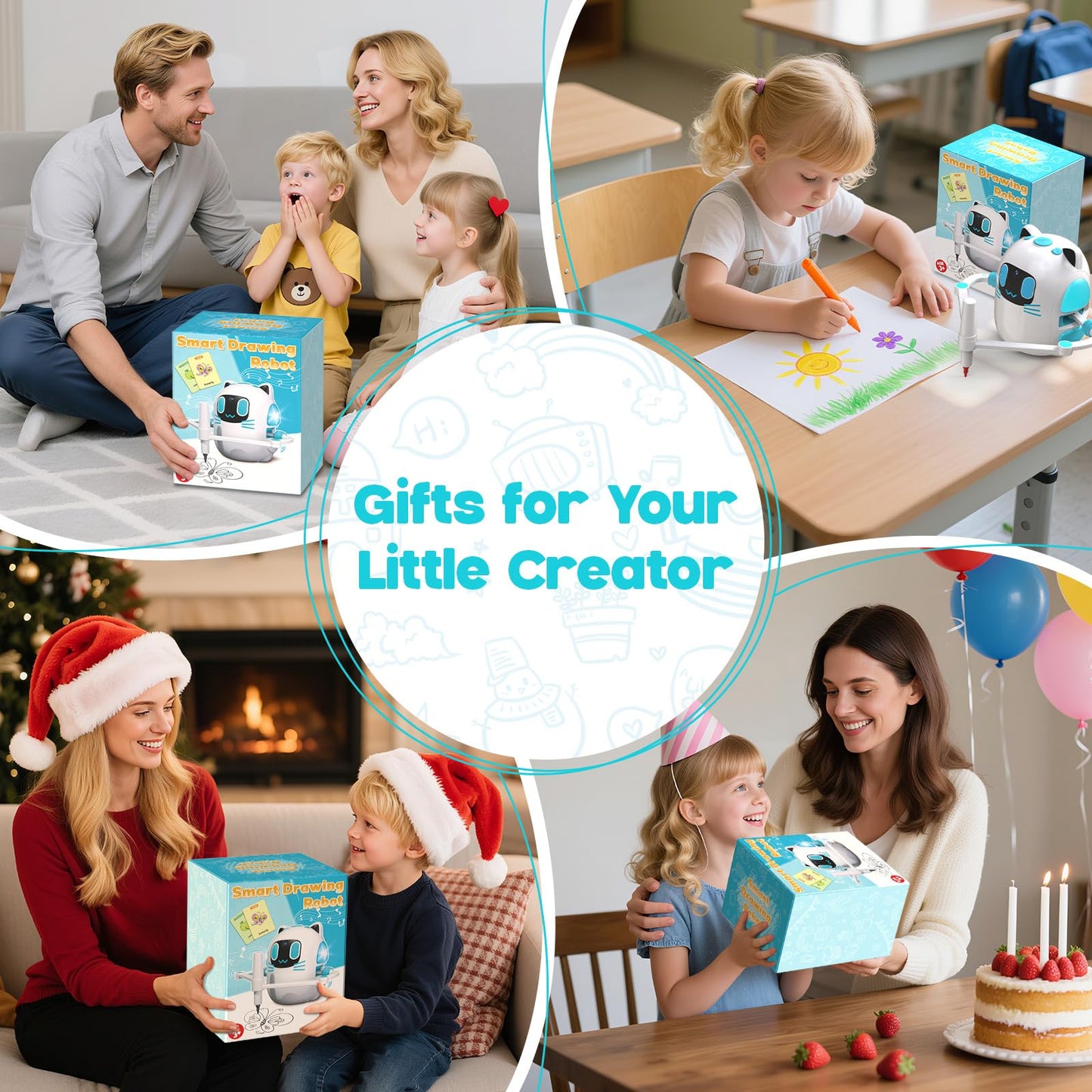 CozyBomB™ Smart Drawing Robot for Kids