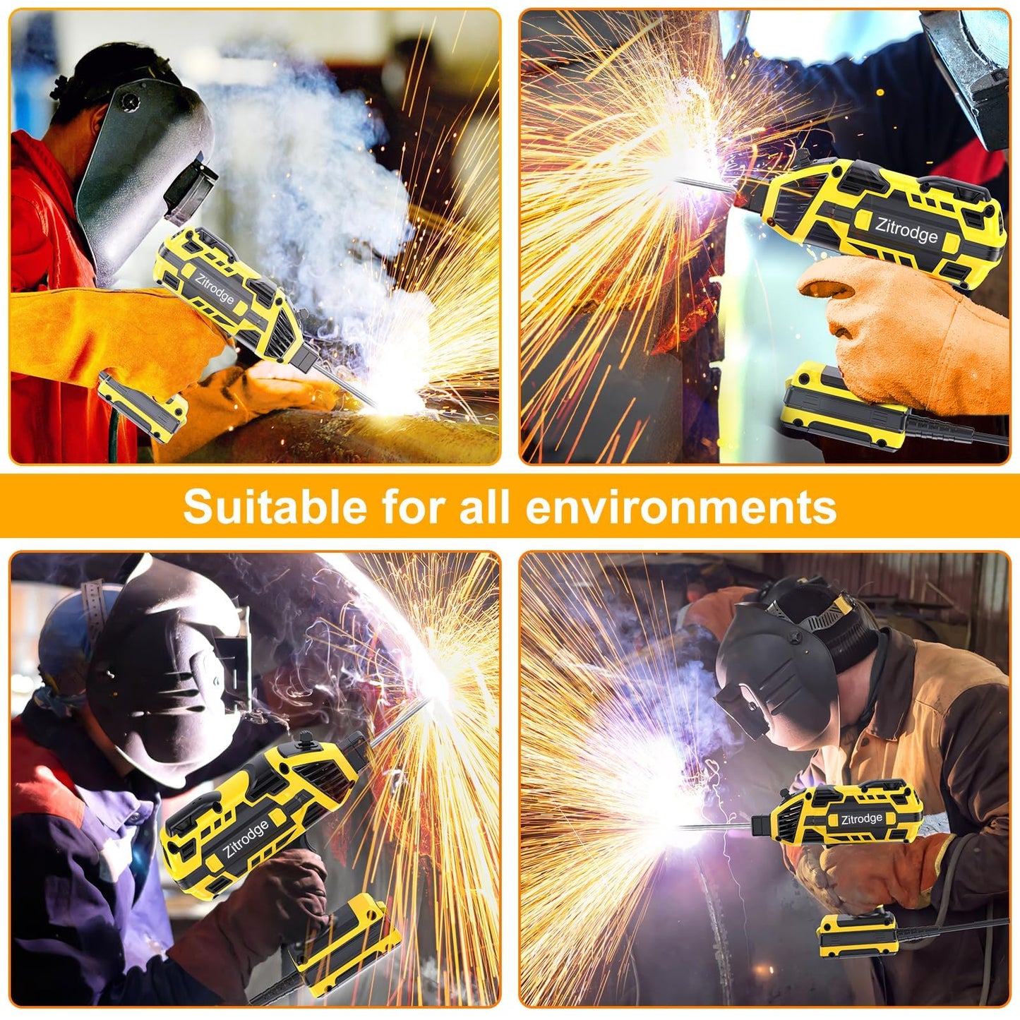 Portable Welding Machine 110V, ARC Handheld Welder with 2025 Upgraded IGBT Inverter, Stick Welder with 5 Variable Current Adjustment 20-120A for 3/32"-1/8" Rods, DIY, Professional Use, Repair, Gift