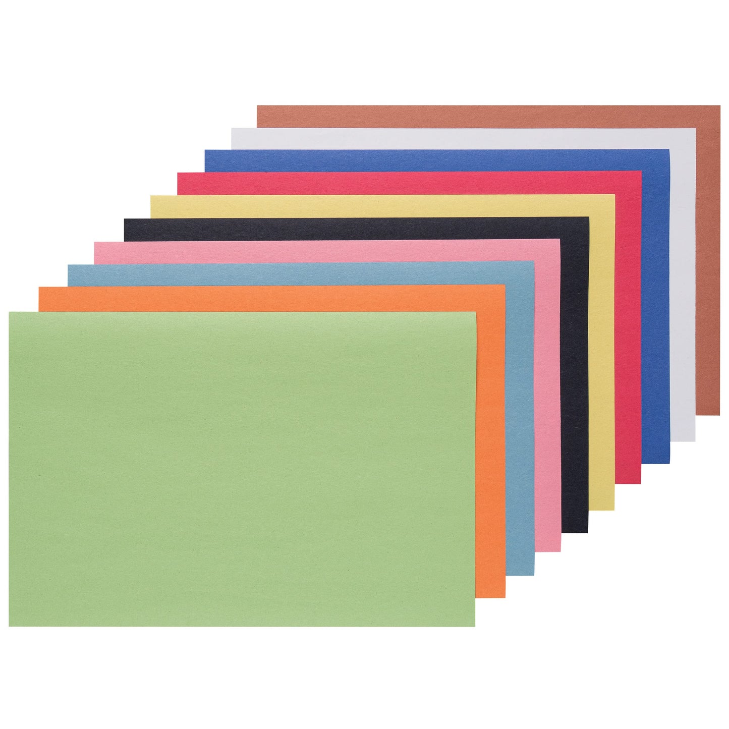 Pacon Rainbow Construction Paper, 12-Inchx18-Inch, Assorted 10 Colors, 100-Sheet (94460)