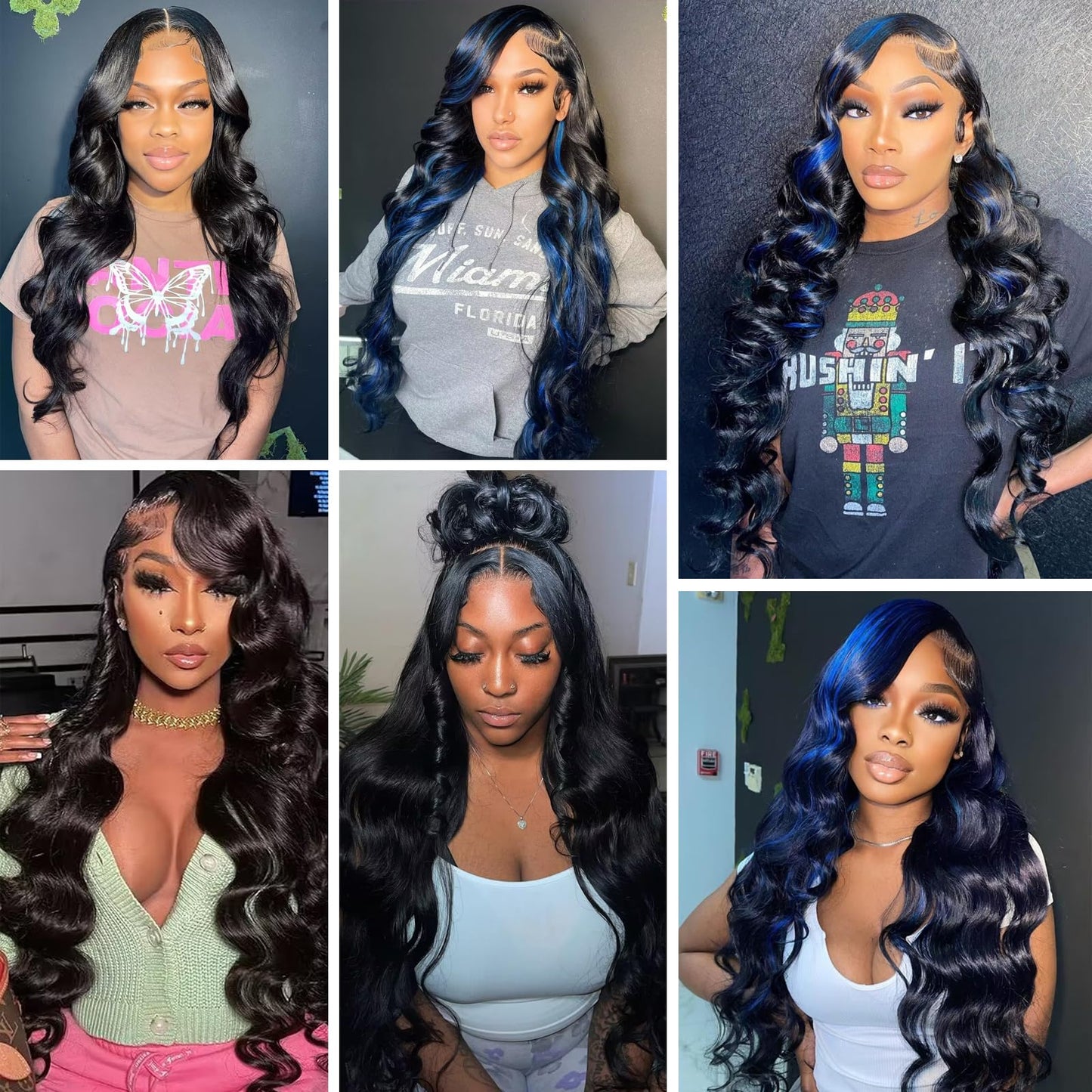 feiyunpanda 10A Brazilian Human Hair Body Wave Bundles (16 18 20) Unprocessed Virgin Human Hair Extensions Wet And Wavy Hair Body Wavy 100% Human Hair Can Be Dyed Natural Color