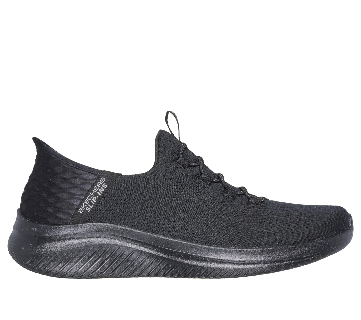 Skechers Men's Ultra Flex 3.0 Right Away Hands Free Slip-in Sneaker Loafer, Black/Black, 14 Wide