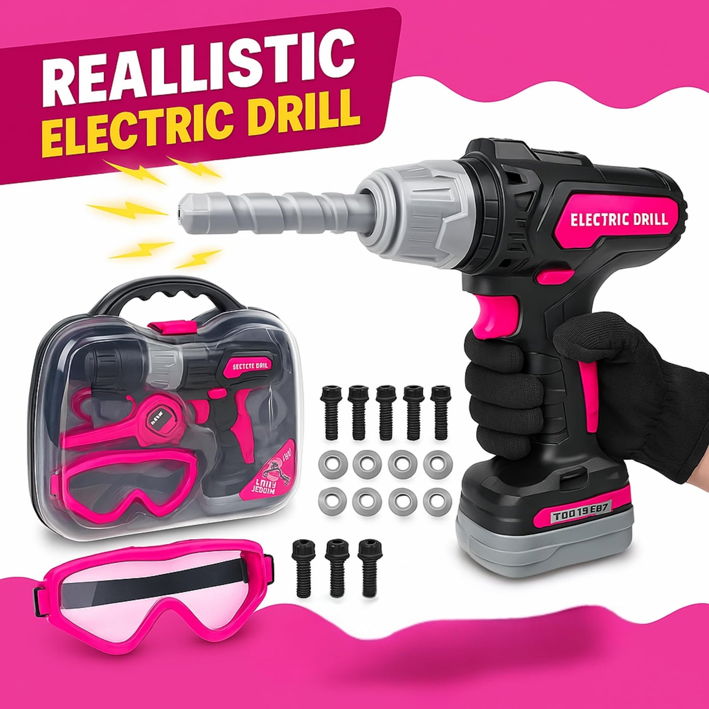 Kids Construction Tool Set Toy