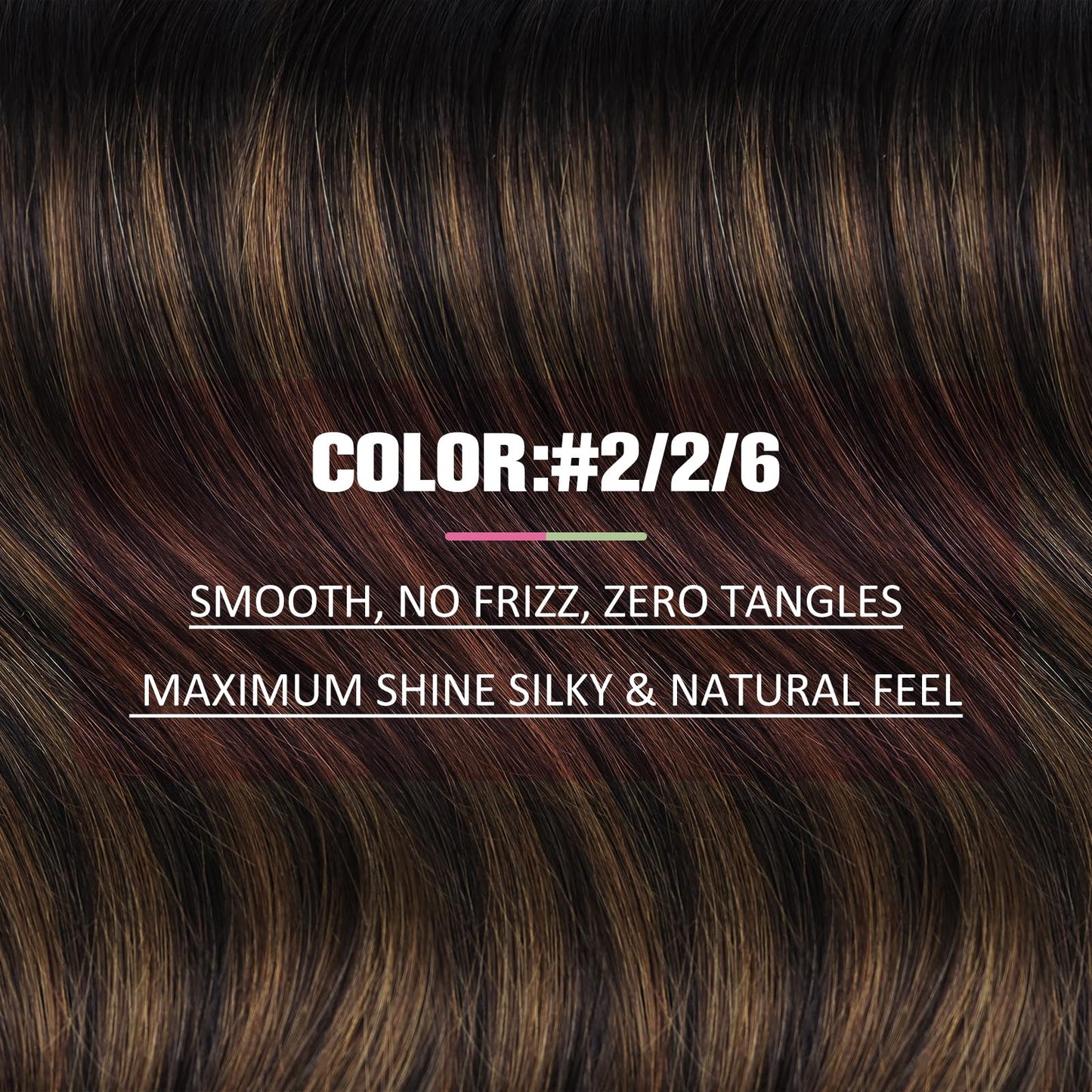 YoungSee Tape in Human Hair Extensions Brown Balayage Tape in Extensions Human Hair Dark Brown Balayage Invisible Tape in Hair Extensions Ombre Human Hair Tape in Extensions 20 Inches 20pcs 50g