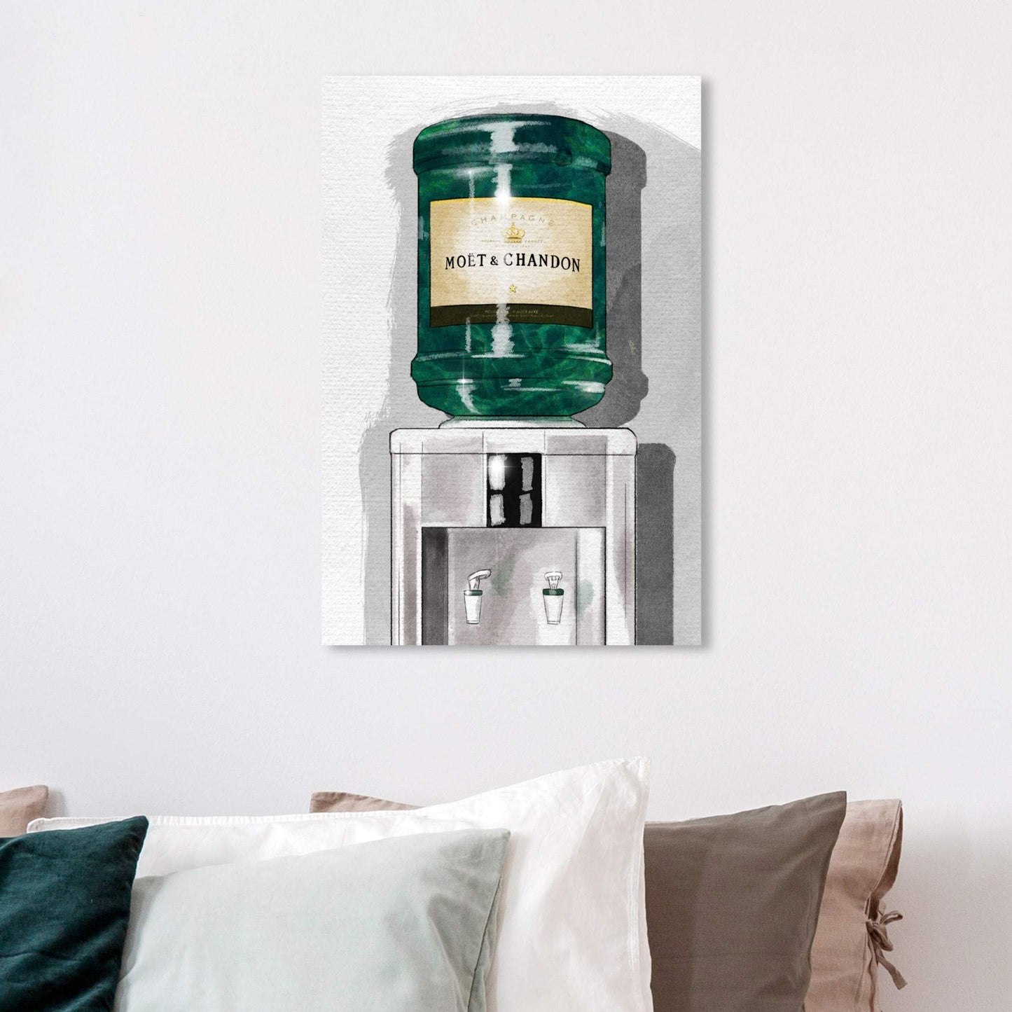 Oliver Gal 'Champagne For Days' The Fashion Wall Art Decor Collection Modern Premium Canvas Art Print