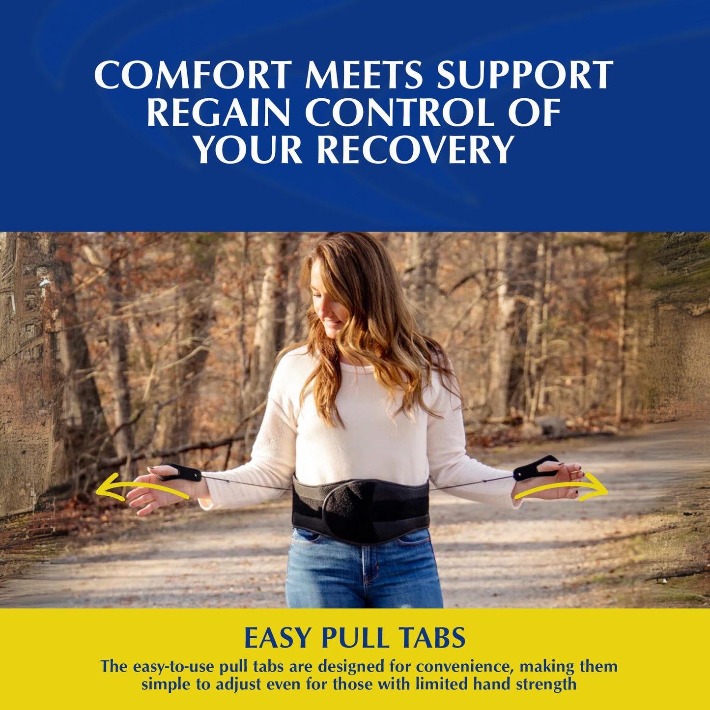 Brace Align Adjustable Lumbar Lower Back Support Brace - LSO - Herniated or Bulging Disc, Sciatica, Scoliosis, DDD, Immediate Back Pain Relief PDAC Code L0642