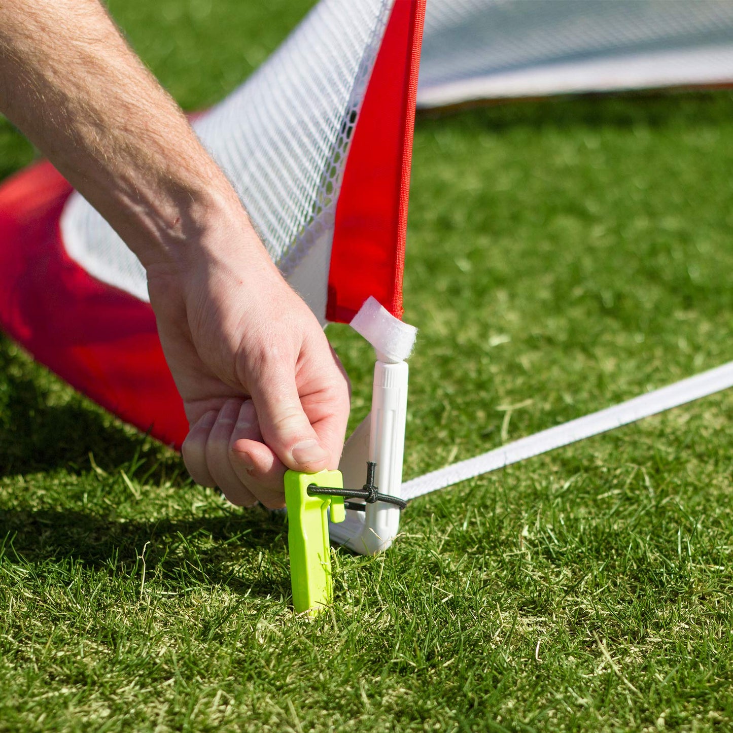 GoSports Portable Pop Up Soccer Goals for Backyard - Kids & Adults - Set of Two 4 ft Nets with Agility Training Cones and Carrying Case