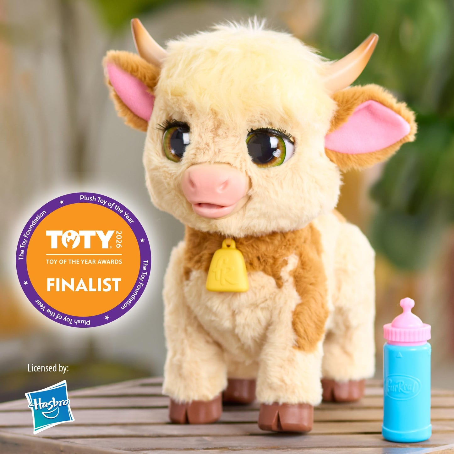 FurReal Maggie The Feed & Follow Cow, Kids Toys for Ages 4 Up, Gifts and Presents