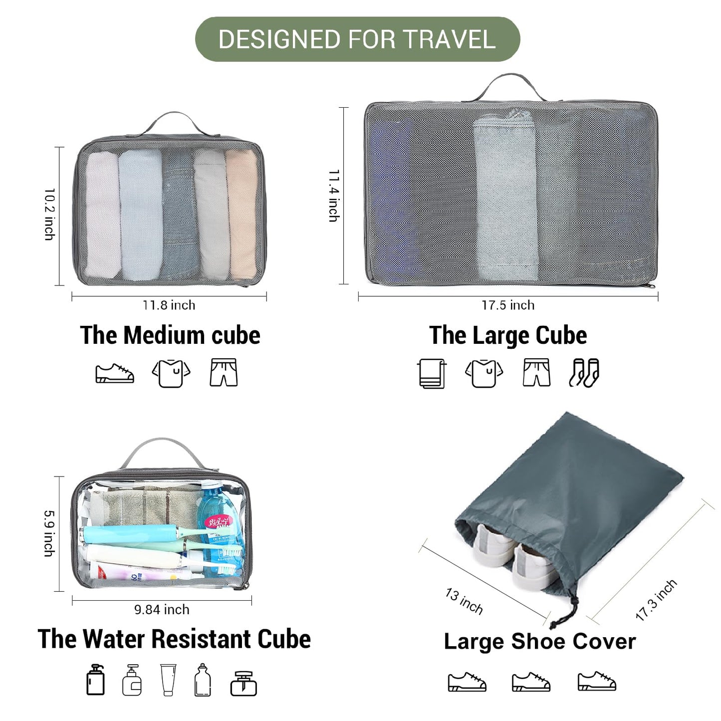 MOLNIA Large Travel Backpack for Men Women,Waterproof Carry On Backpack,Laptop Backpack for College Travel Daily Work