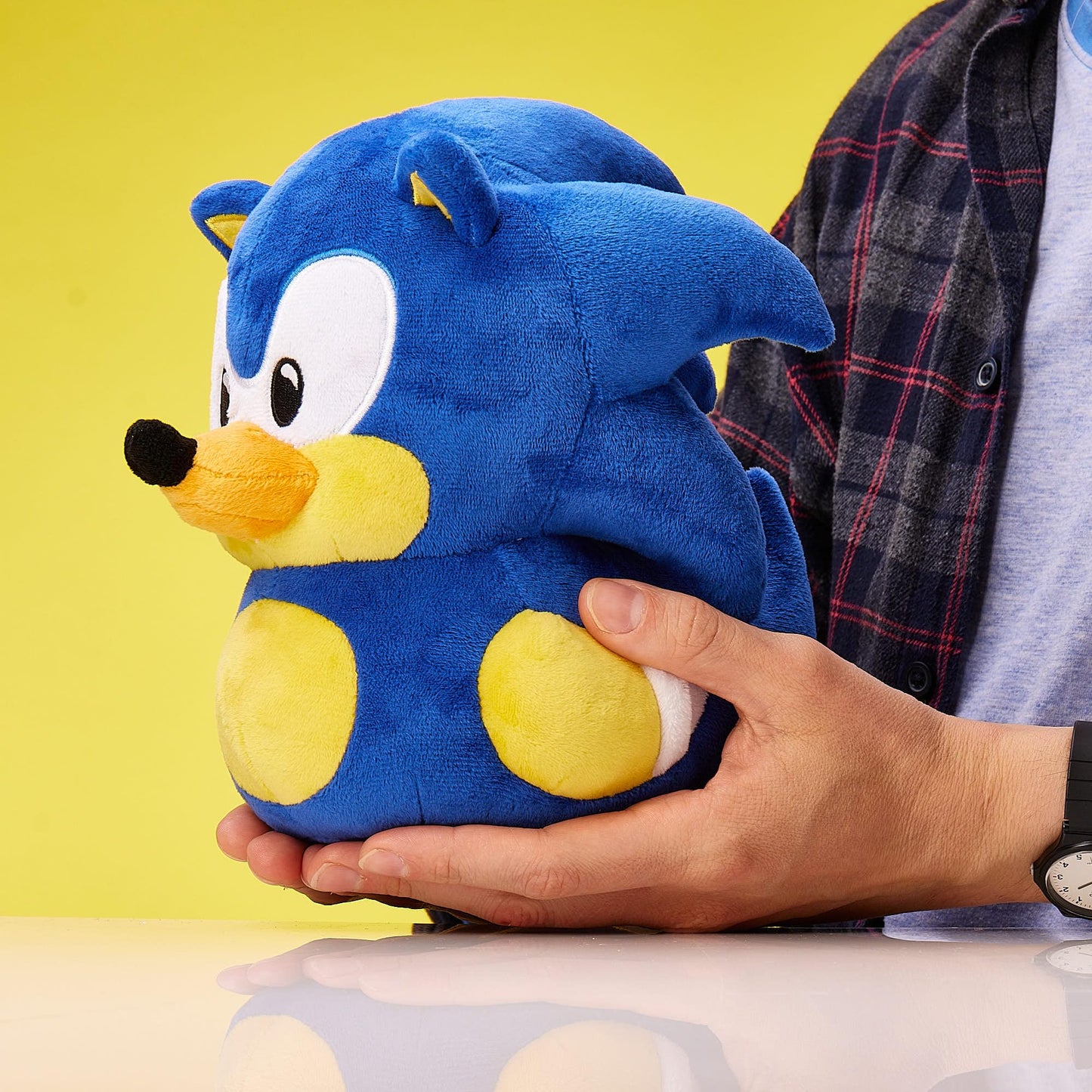 TUBBZ Sonic Collectable Rubber Duck Plushie - Official Sonic The Hedgehog Merchandise - Anime TV & Movies Soft Toy