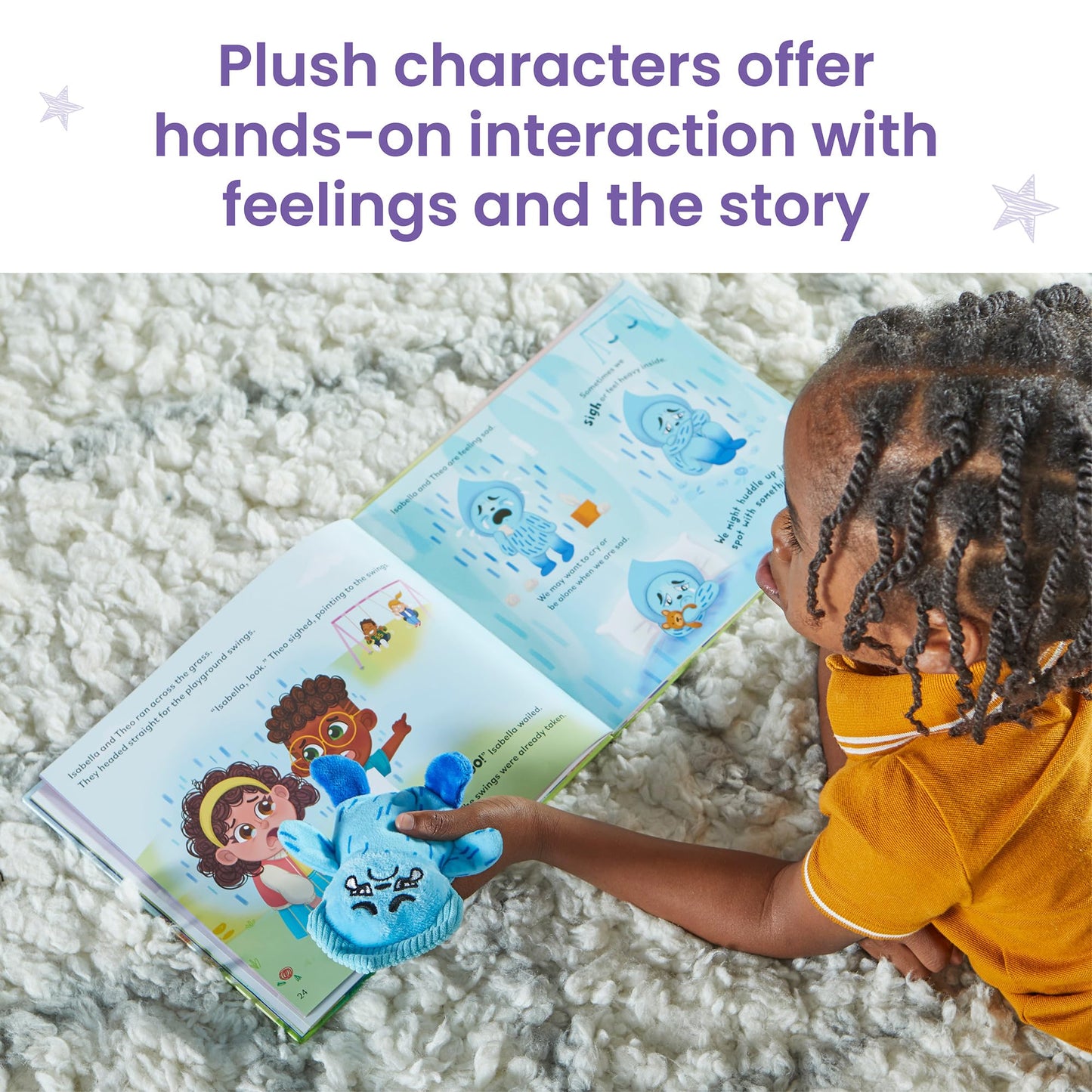 hand2mind Feelings Family Introductory Storybook and Plush