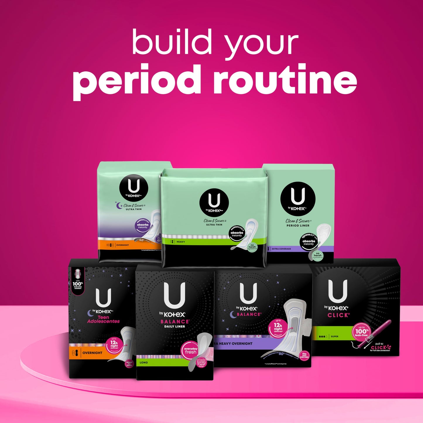 U by Kotex Balance Daily Wrapped Panty Liners, Light Absorbency, Long, 450 Count (5 Packs of 90) (Packaging May Vary)