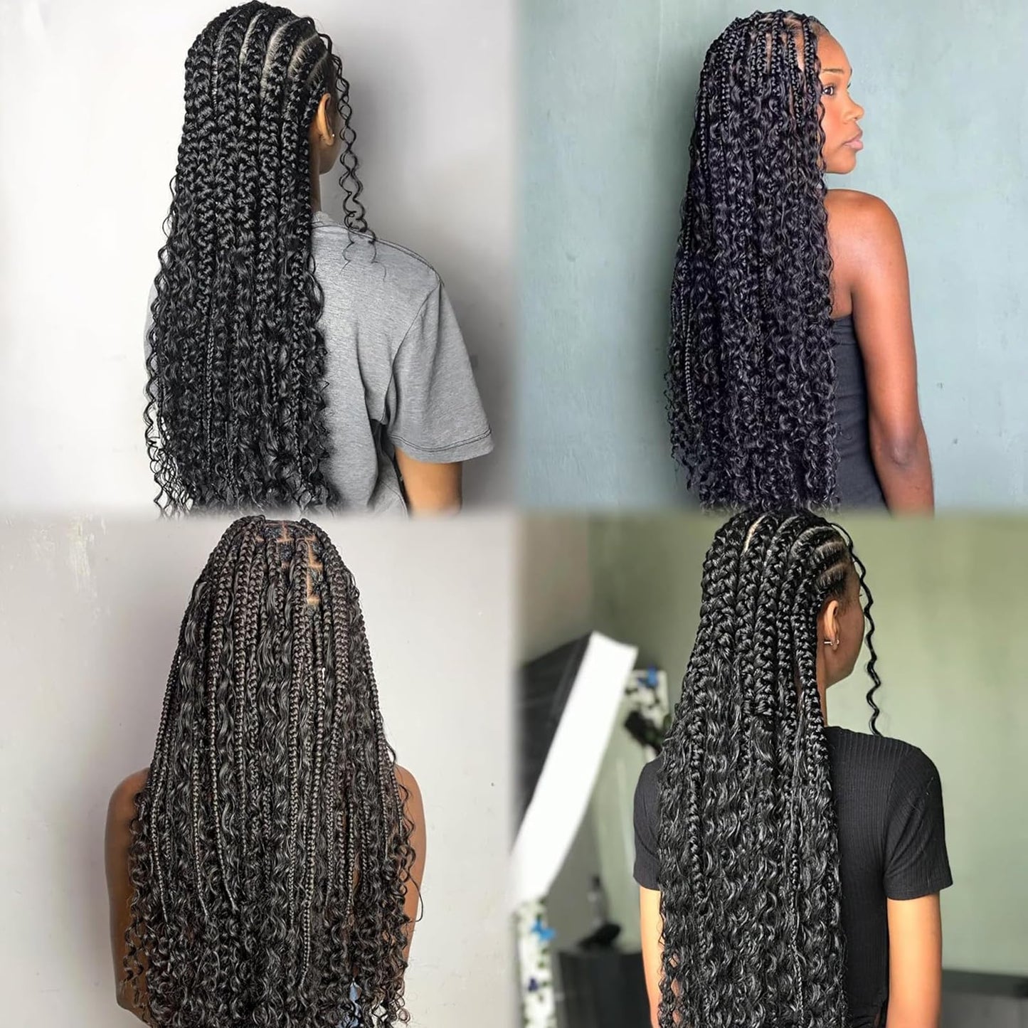 Human Braiding Hair for Boho Braids 18 Inch Curly Human Hair Braiding 12A Brazilian No Weft Hair Extensions for Bohemian Knotless Braids Bulk Human Hair for Braiding 2 Bundles 100g