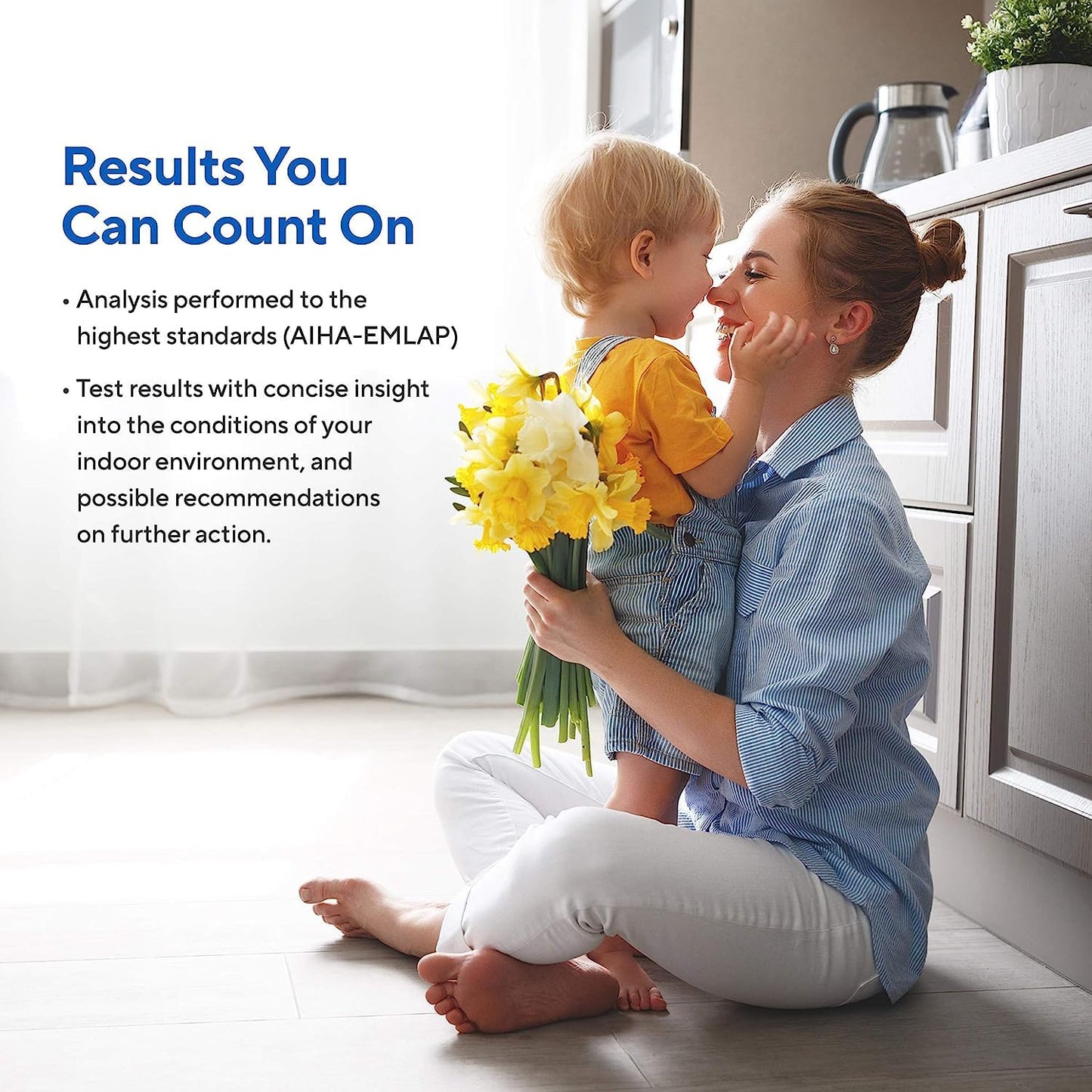 1 ROOM KIT | Test Your Air! Professional Quality Mold Test Kit for Home - All Fees Included - 1, 2 & 3-Room Test Kits & Refills - Reusable BioVac™ Air Sampler - Full Mold Type & Quantity Analysis
