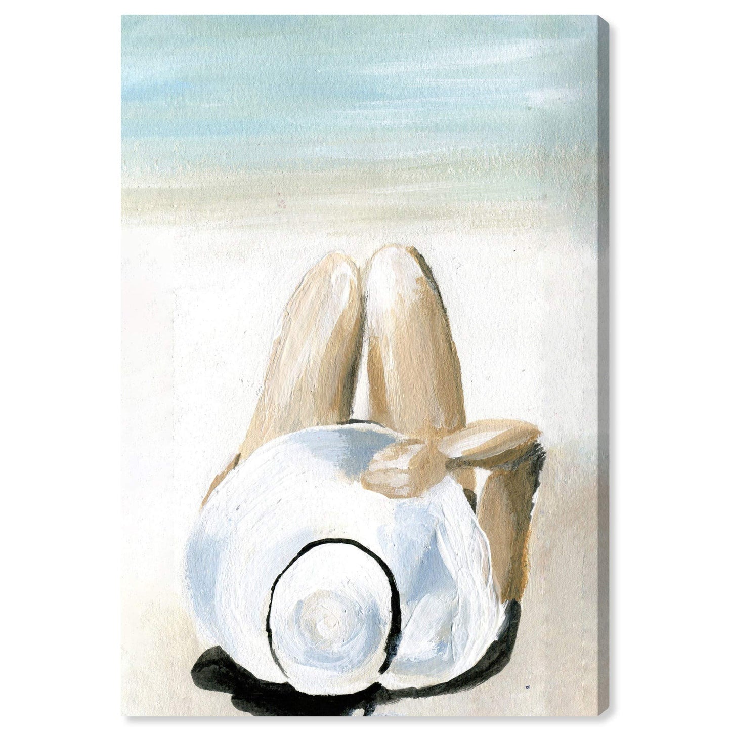 Wynwood Studio Nautical Wall Art Canvas Prints 'Private Island' Coastal Home Décor, 24" x 36", White, Blue