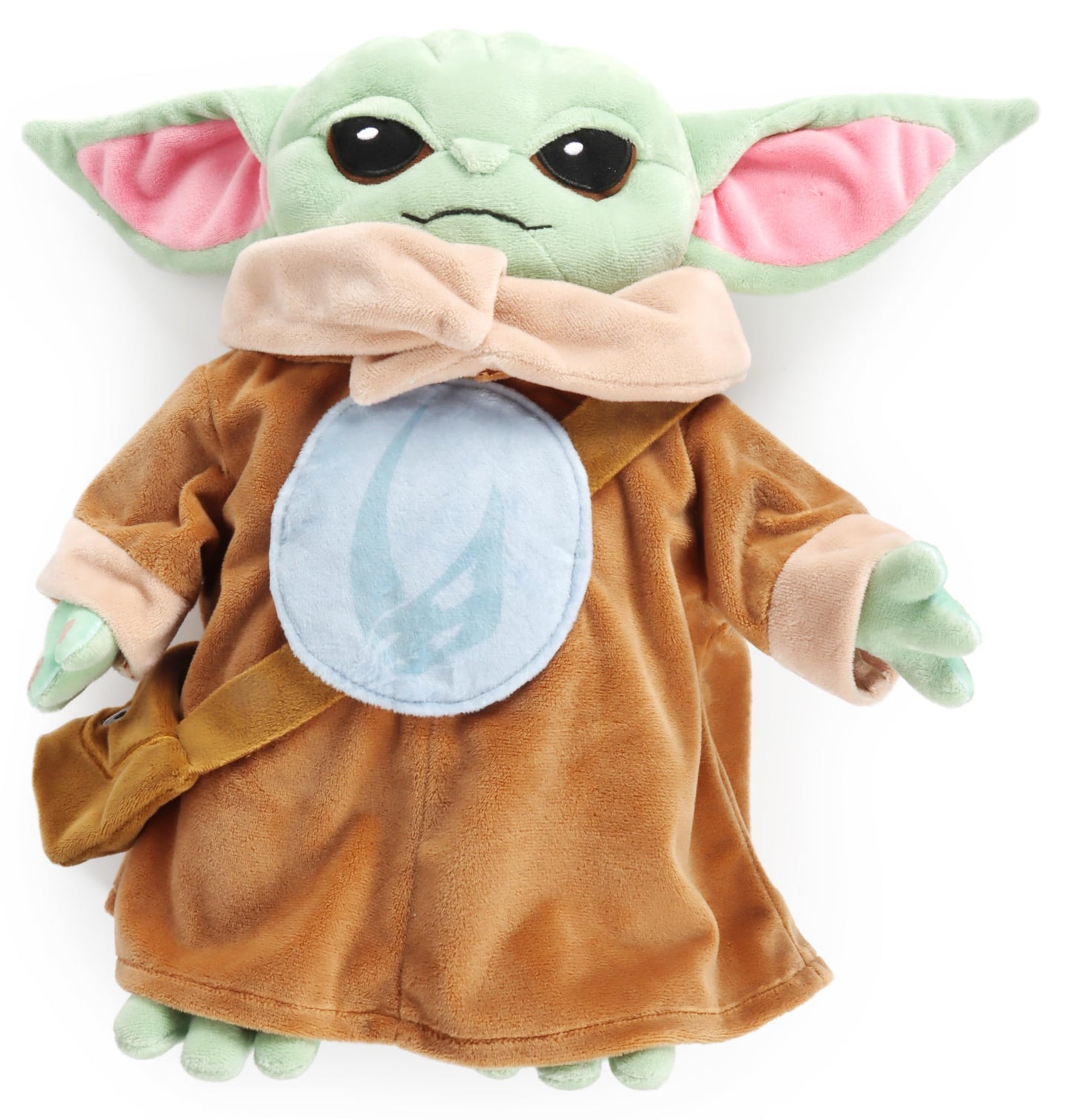 Jay Franco Plush Pillow Buddy - Large Kids Ultra-Soft Stuffed Plushie & Cozy Pillow, Official Licensed Star Wars, 15 Inches, Multi - The Mandalorian Grogu