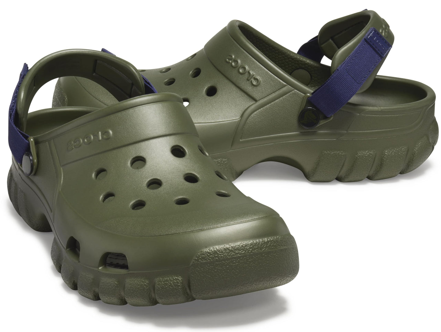 Crocs Unisex Clog, Army Green Navy, 9 Women/7 Men