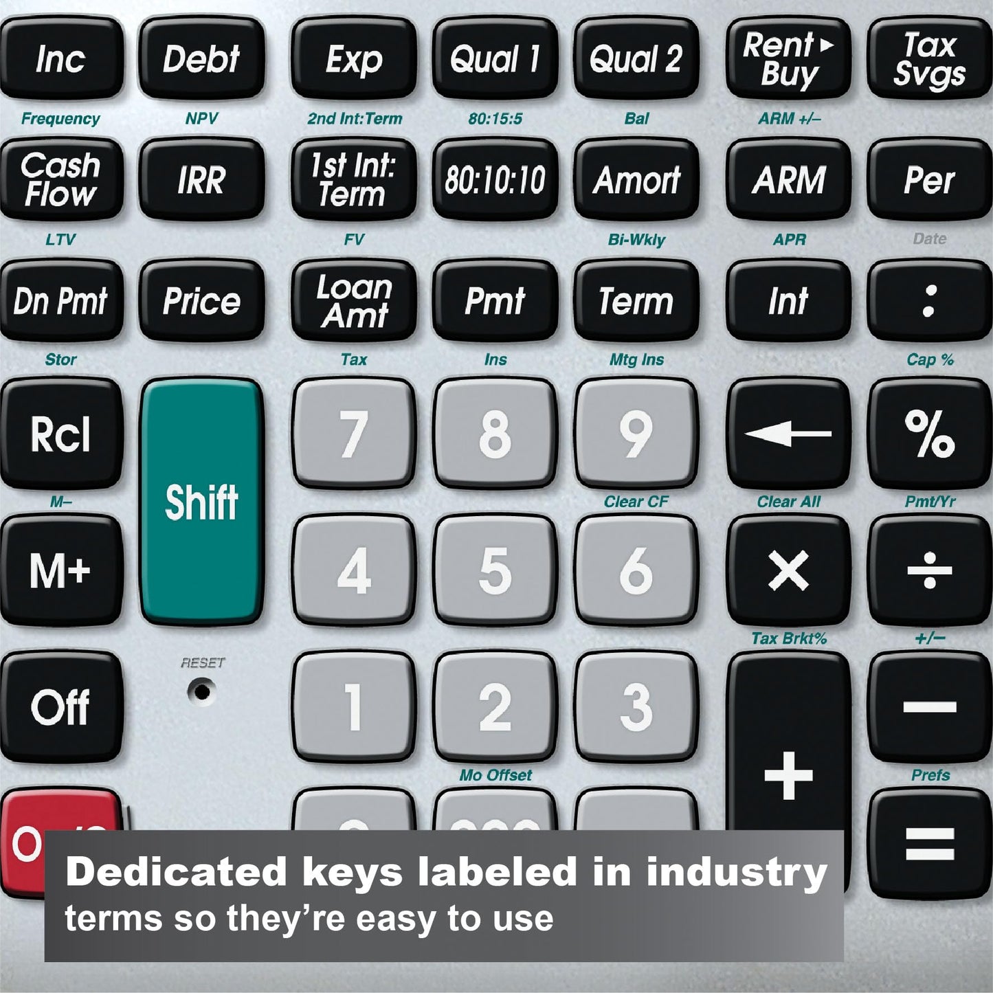 Calculated Industries 43430 Qualifier Plus IIIfx Desktop PRO Calculator