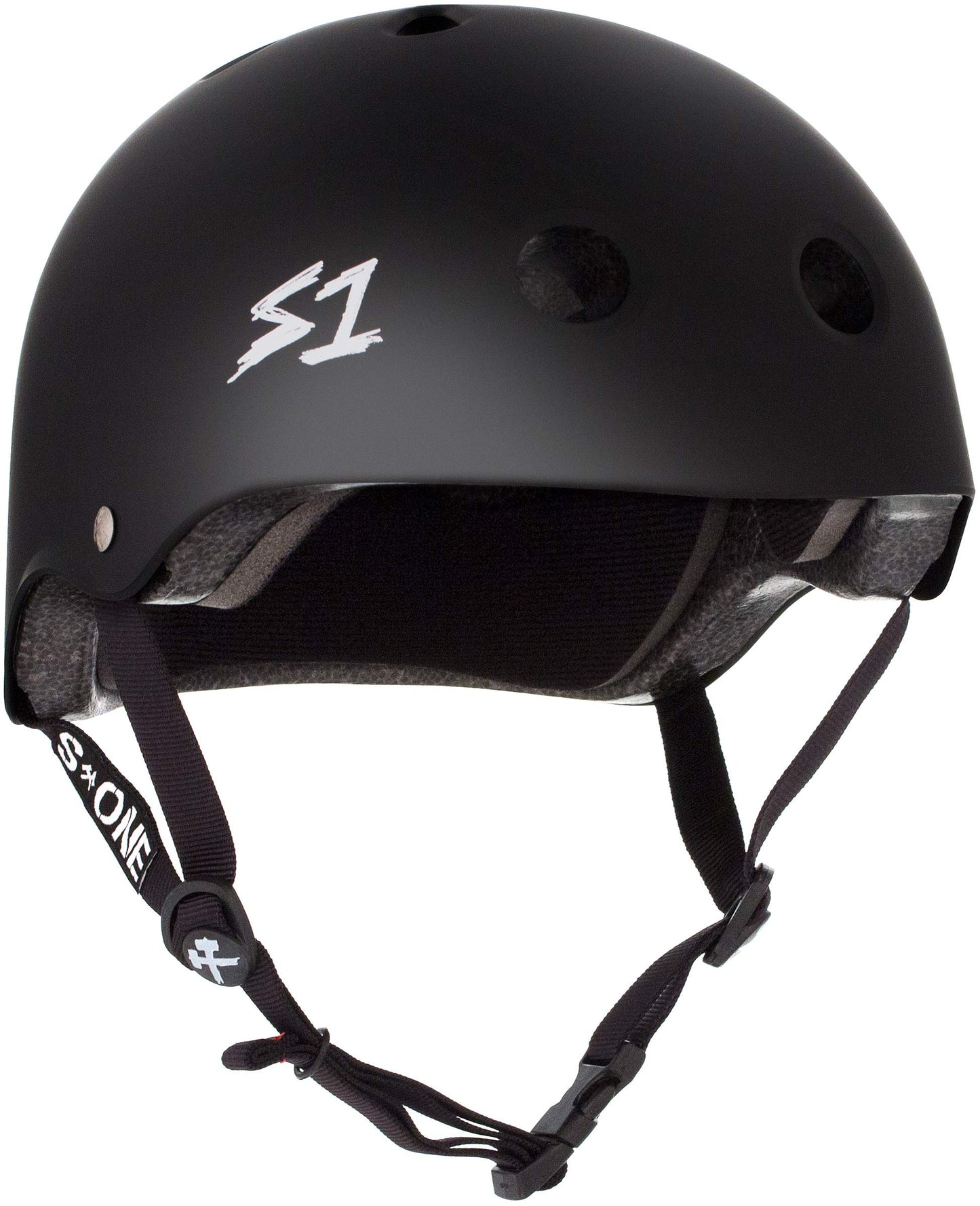 S1 Lifer Helmet for Skateboarding, BMX, and Roller Skating - EPS Fusion Foam, CPSC & ASTM Certified - Black Matte Large (22")
