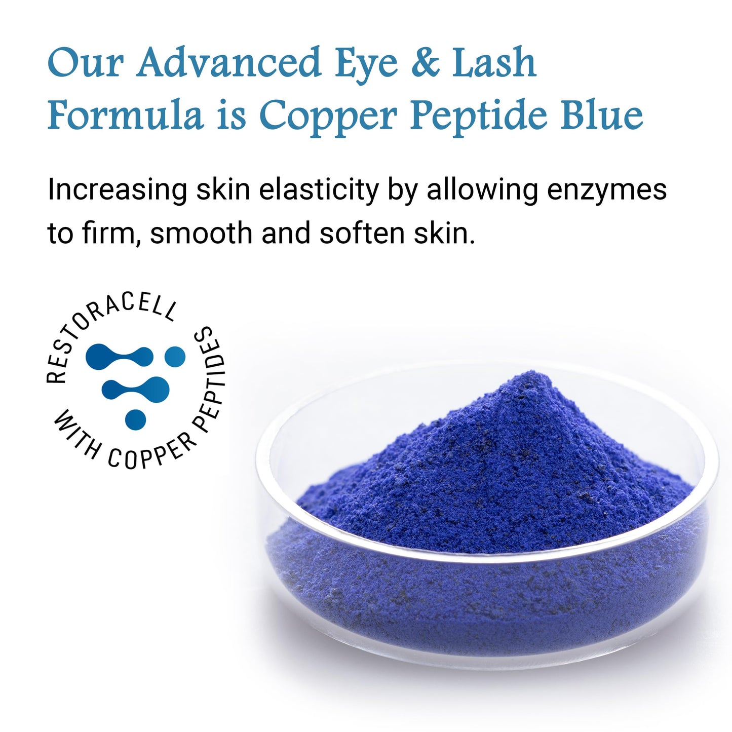 Vitali Advanced Eye & Lash Formula: Premium Age Reducing Copper Peptide Skincare for Longer Lashes and Fuller Eyebrows, Reduces Dark Circles and Puffy Eyes - 2 oz.