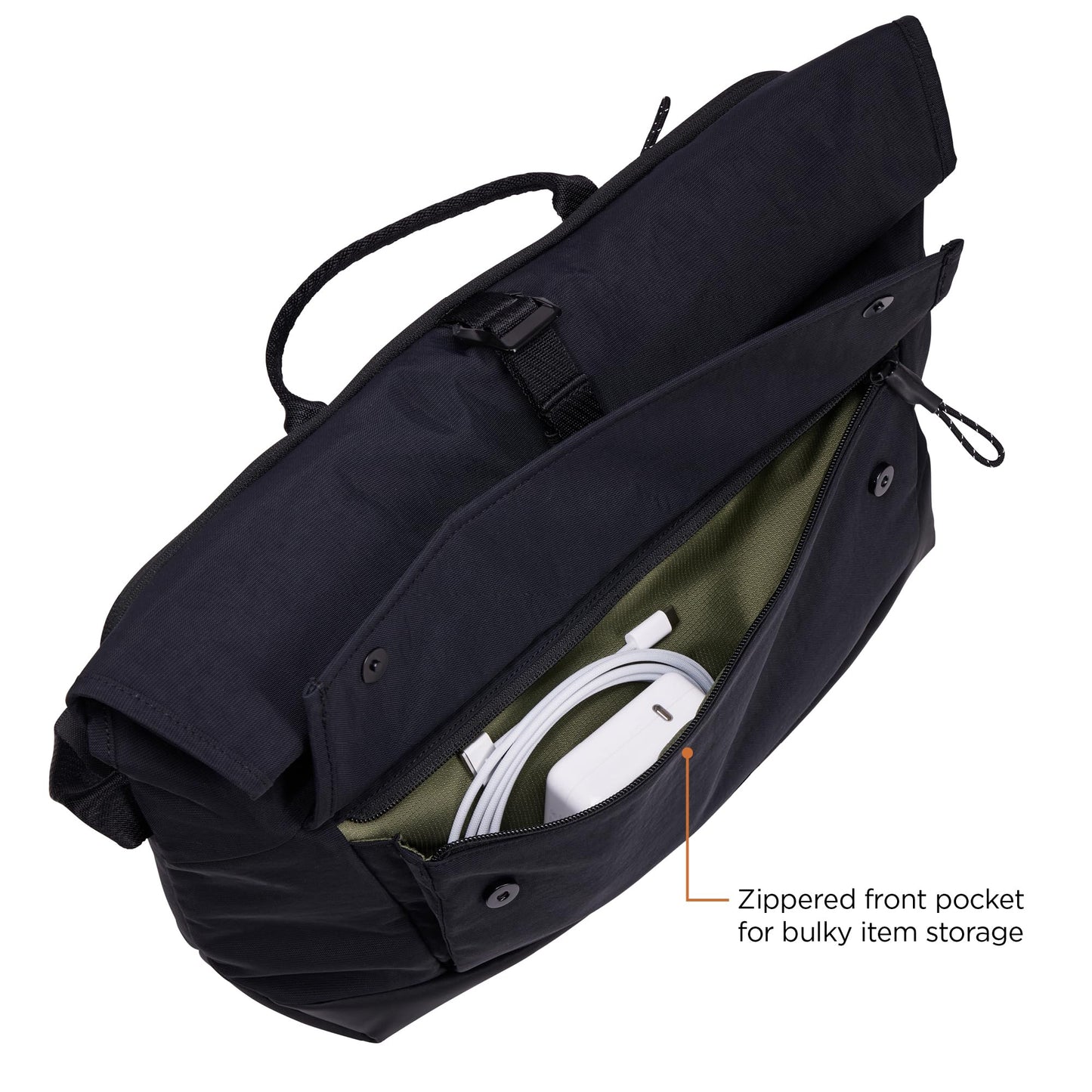 Thule Paramount 14L Crossbody Bag - Crossbody Bag for Women and Men - Padded Laptop Sleeve fits 14" Laptop or Tablet, Black