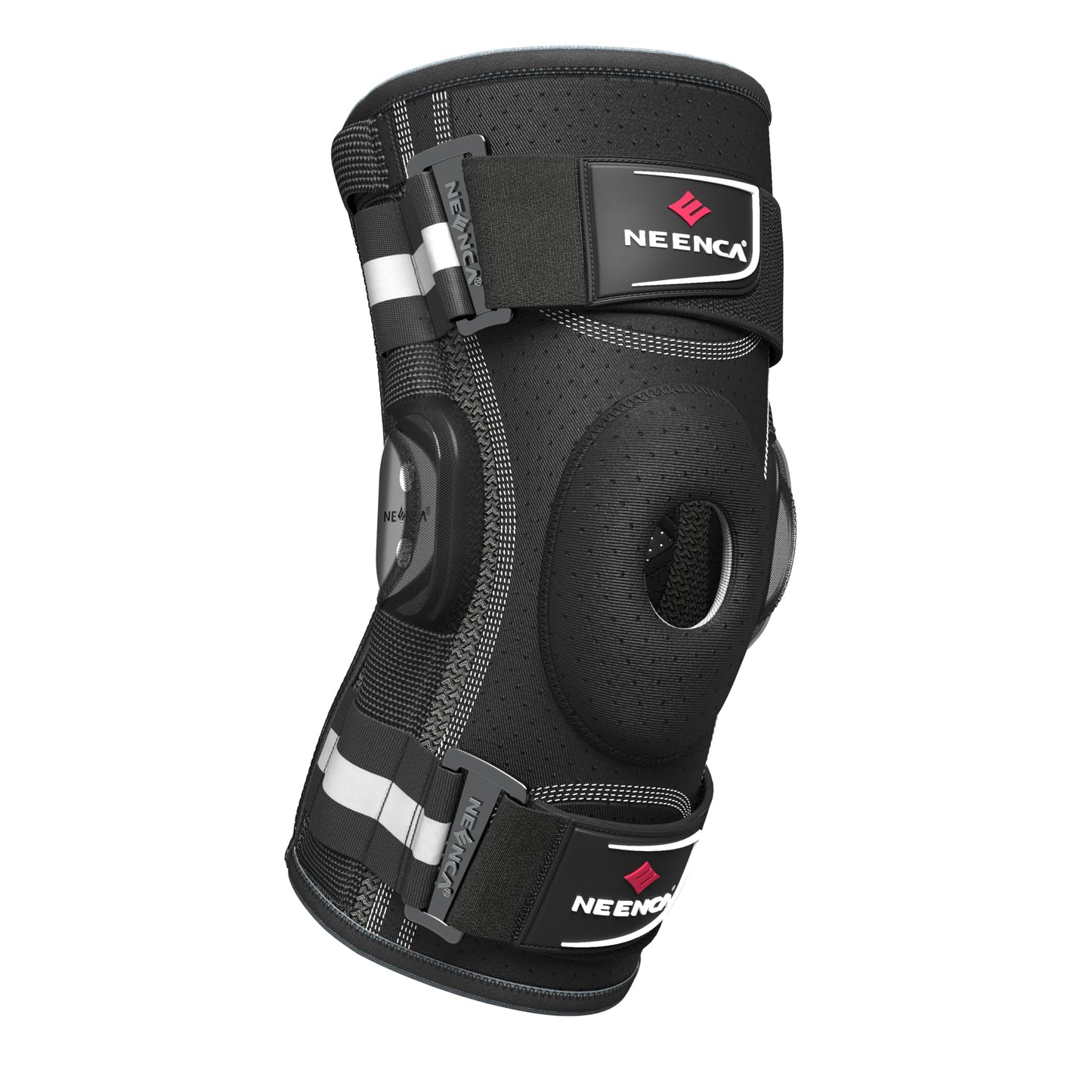 NEENCA Professional Knee Brace for Knee Pain, Adjustable Hinged Knee Support with Removable Side Stabilizers, Strong Stability for Joint Pain Relief, Arthritis, Meniscus Tear, ACL, PCL, Runner, Sports