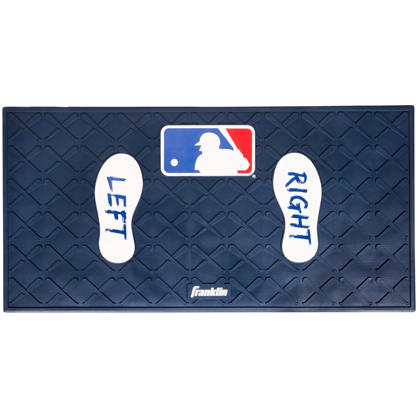 Franklin Sports MLB Learn Your Stance Batter's Box Training Mat - Perfect Kids Baseball + Teeball Practice Equipment - Fun Boys + Girls Batting Skills Toy