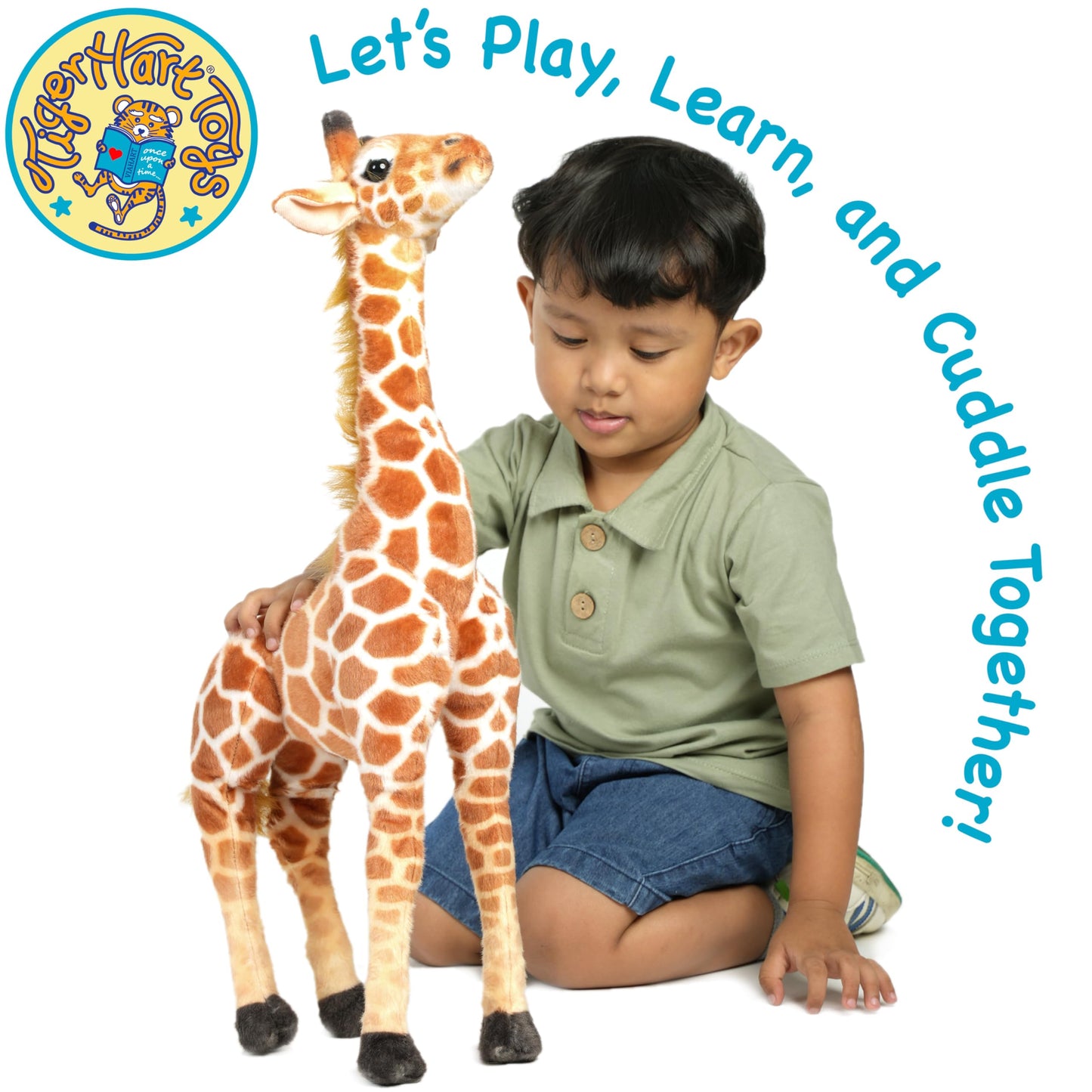Jocelyn The Giraffe - 22 Inch Tall Stuffed Animal Plush - by TigerHart Toys