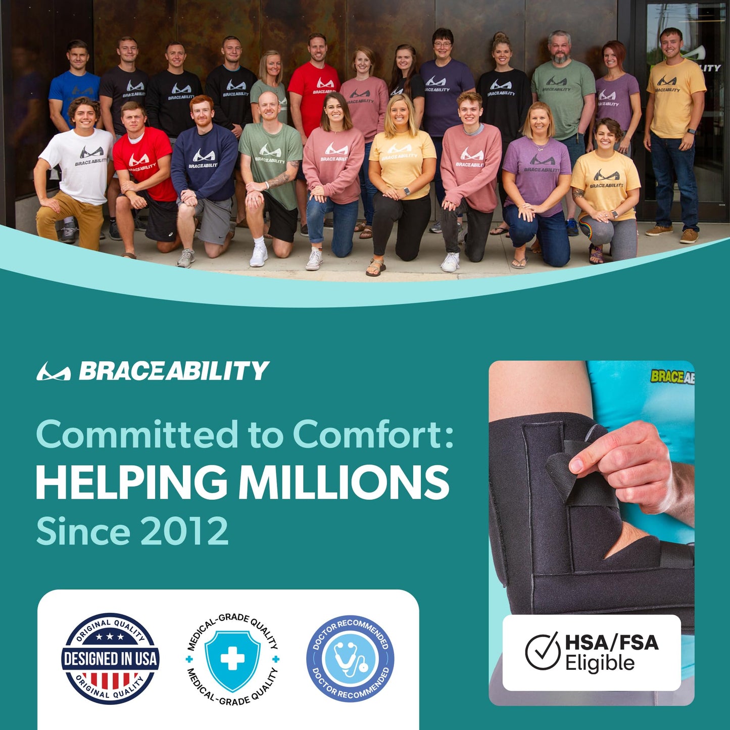 BraceAbility Elbow Immobilizer Brace | Removable Long Arm Cast and Soft Forearm Orthosis Splint for Broken Supracondylar, Distal Humerus, Proximal Ulna Fracture or Olecranon Bursitis (S/M)