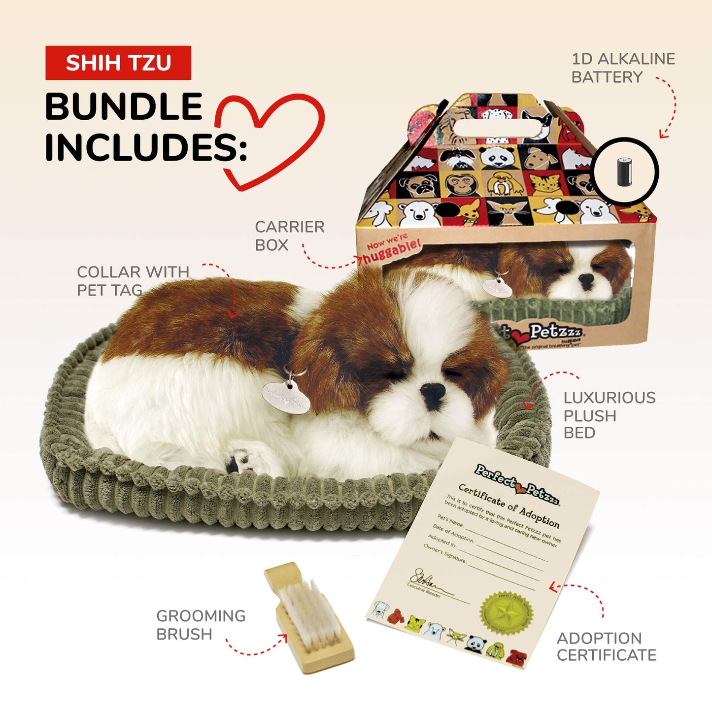 88 Unlimited Sleeping Shih Tzu Plush