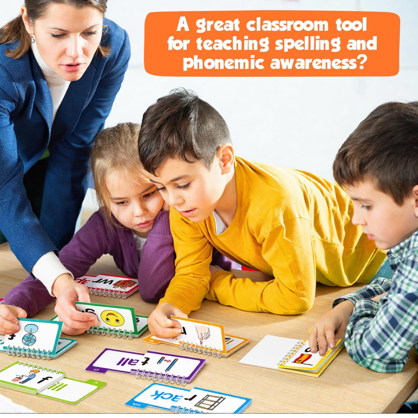 Edulok Word Families, Letter Sounds Flash Cards, ABC Vocabulary Flashcards, Kindergarten Sight Word Flash Cards, Learn to Read Phonics Cards, Read and Rhyme Flip Activity Book, Reading Games