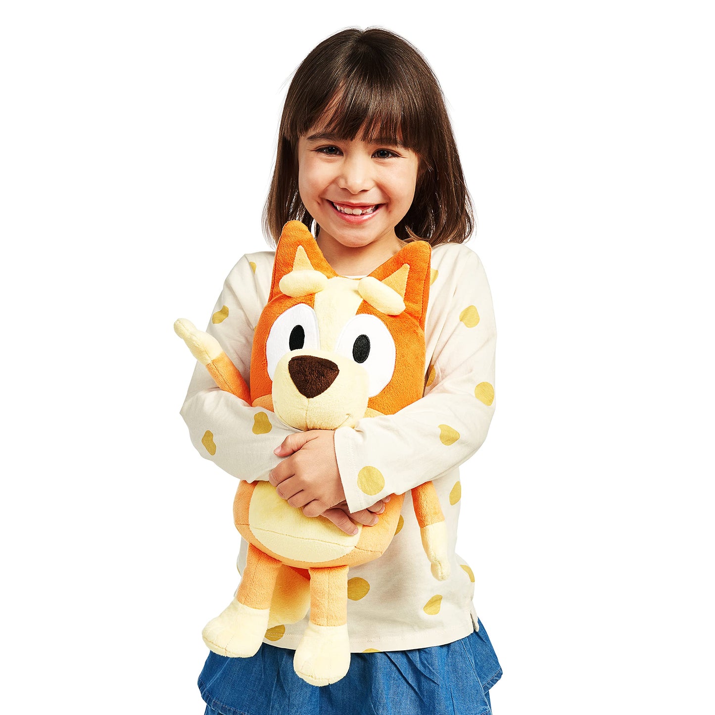 Bluey Plush Toys, Extra Large 18” Cuddle Toy for Kids, Ultra-Soft Deluxe Material Big Plushies Perfect for Show Time, Story Time & Giant Hugs - Bingo