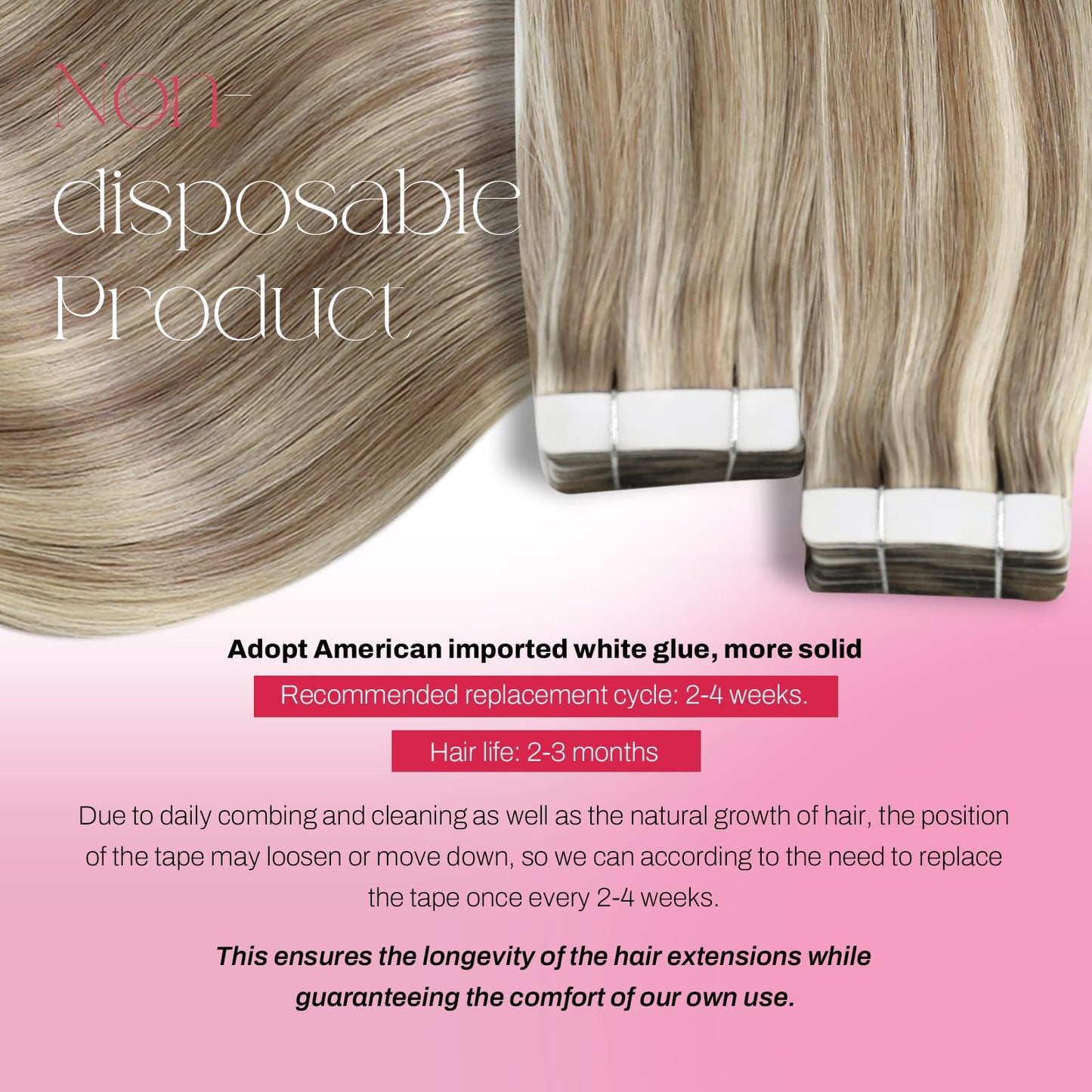 Moresoo Tape in Human Hair Extensions 20 Inch Highlighted Hair Extensions Tape in Light Brown Highlighted with Blonde Tape in Hair Extensions Invisible Tape in Extensions Real Hair #P9A/60 20pcs 50g